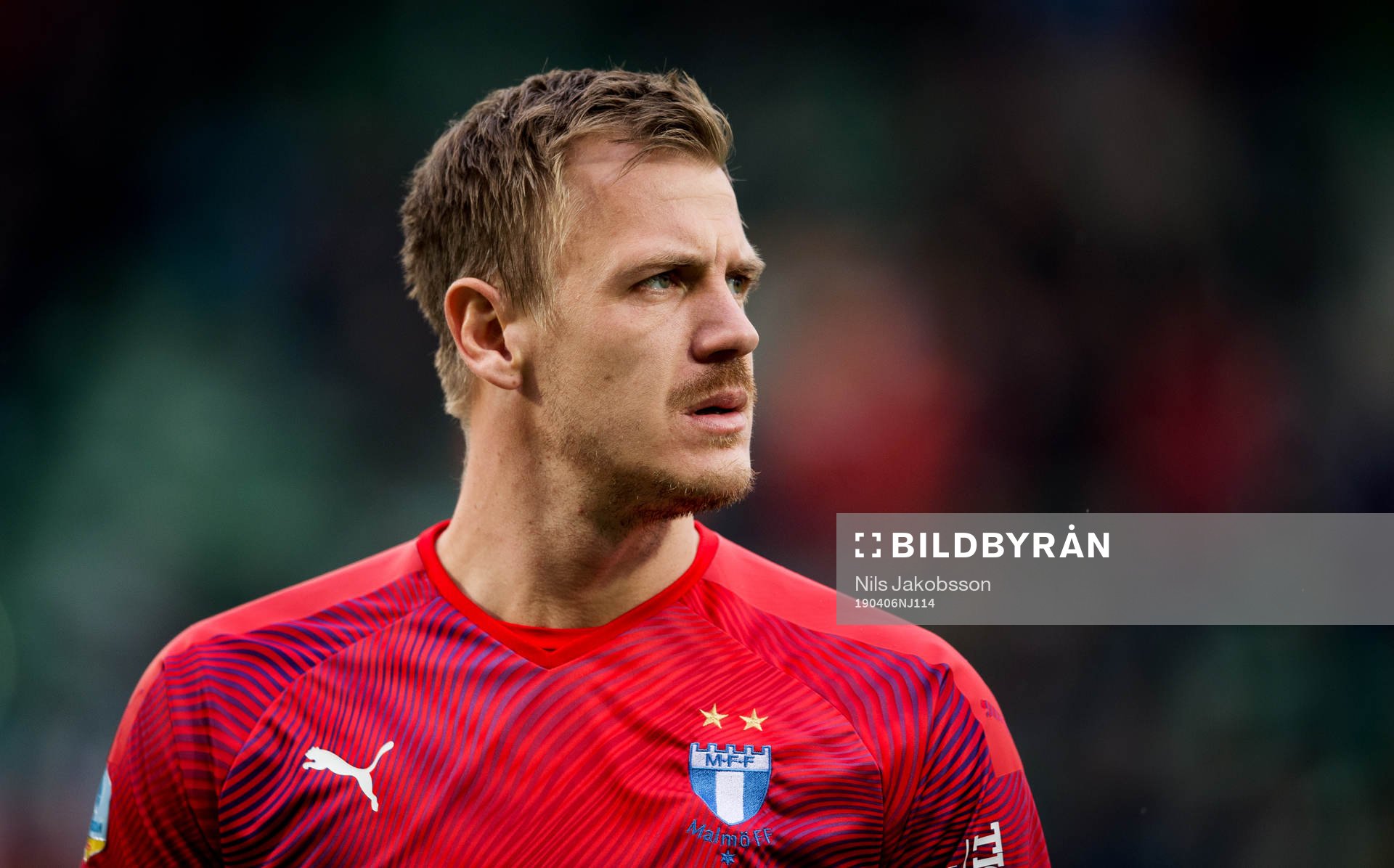 Malmö FFs målvakt Johan Dahlin