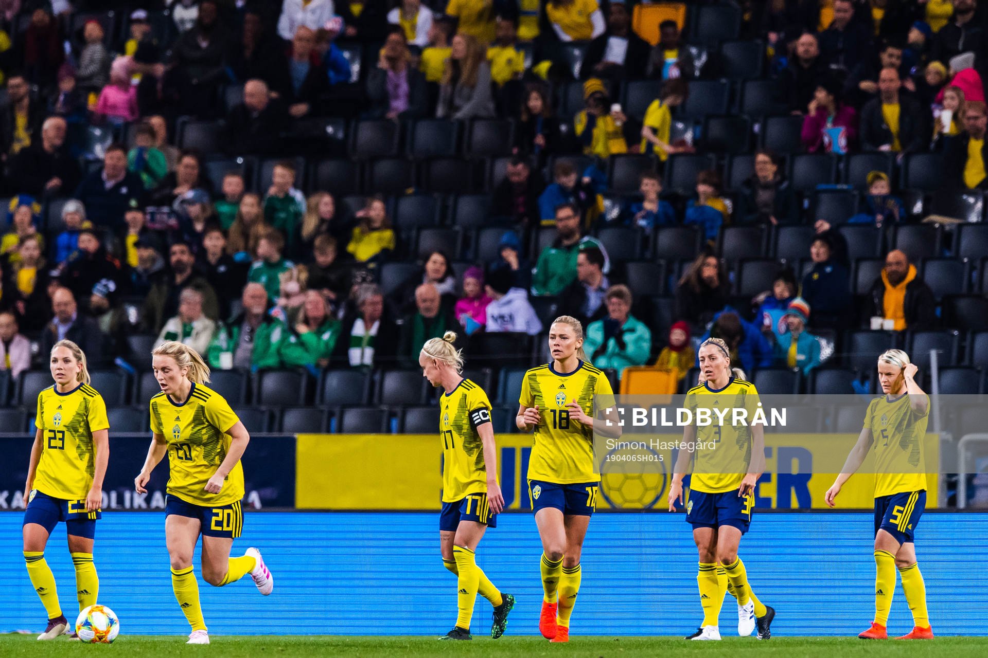 Elin Rubensson, Mimmi Larsson, Caroline Seger, Fridolina