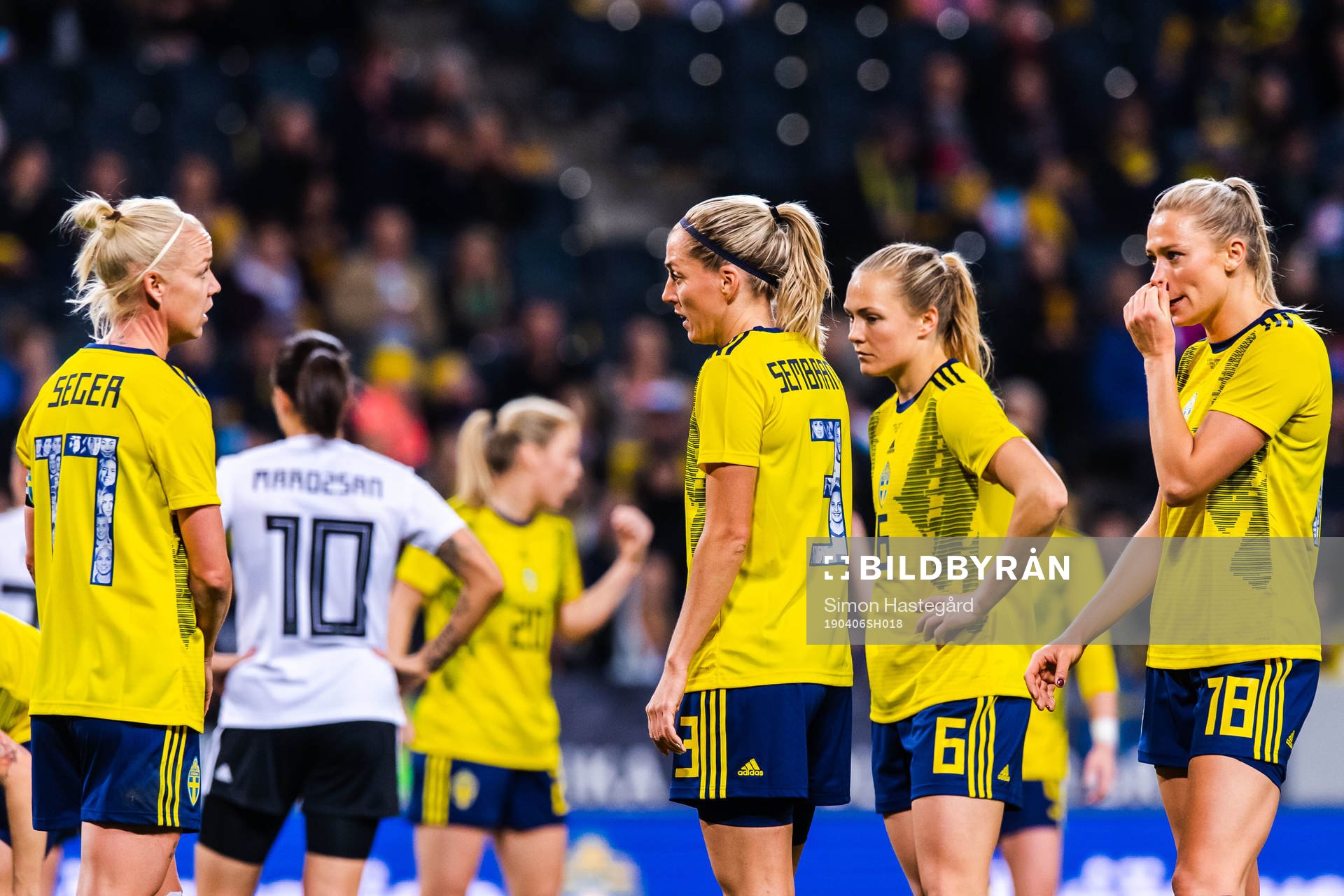 Caroline Seger, Linda Sembrant, Magdalena Eriksson and