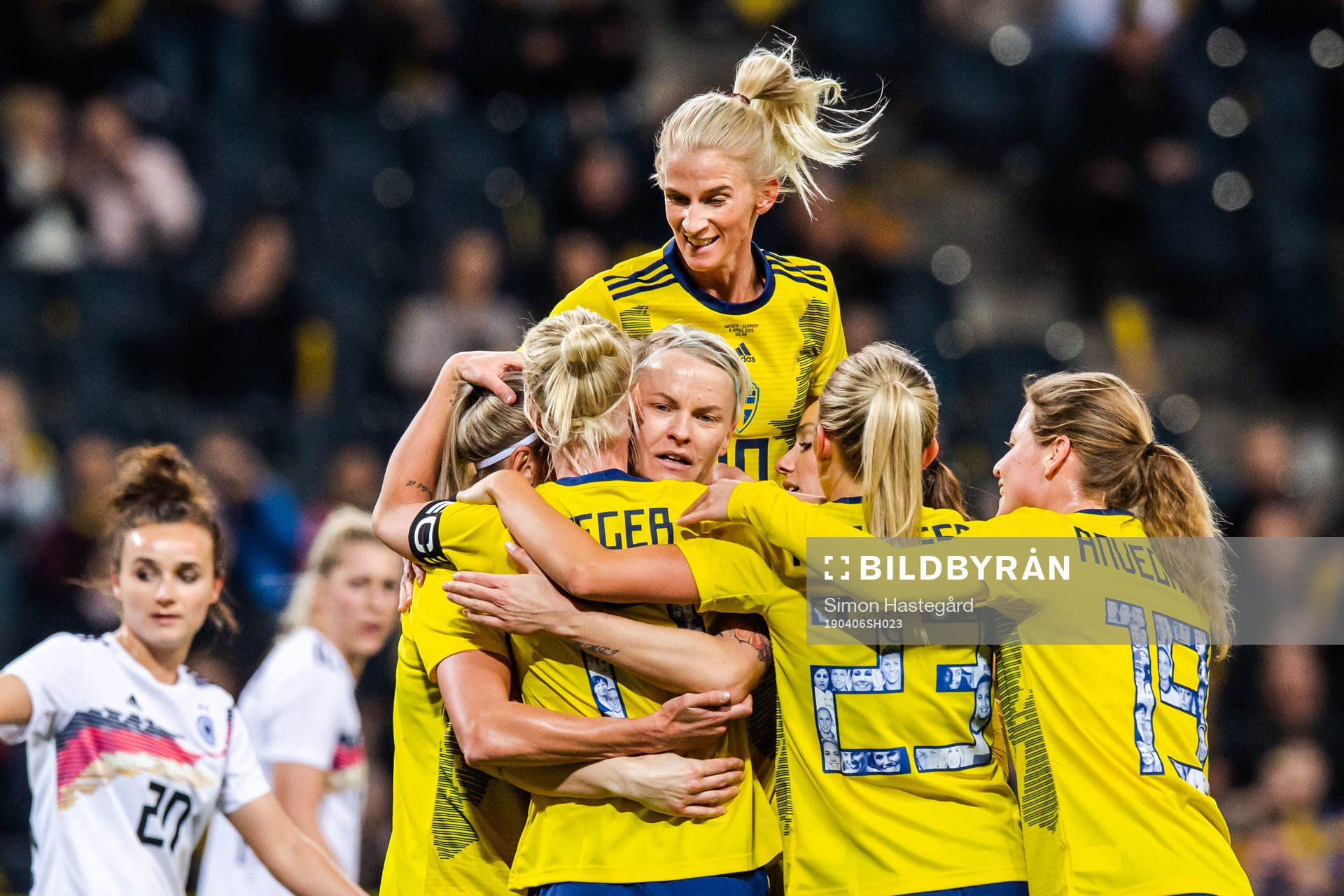 Caroline Seger, Jonna Andersson, Sofia Jakobsson, Elin
