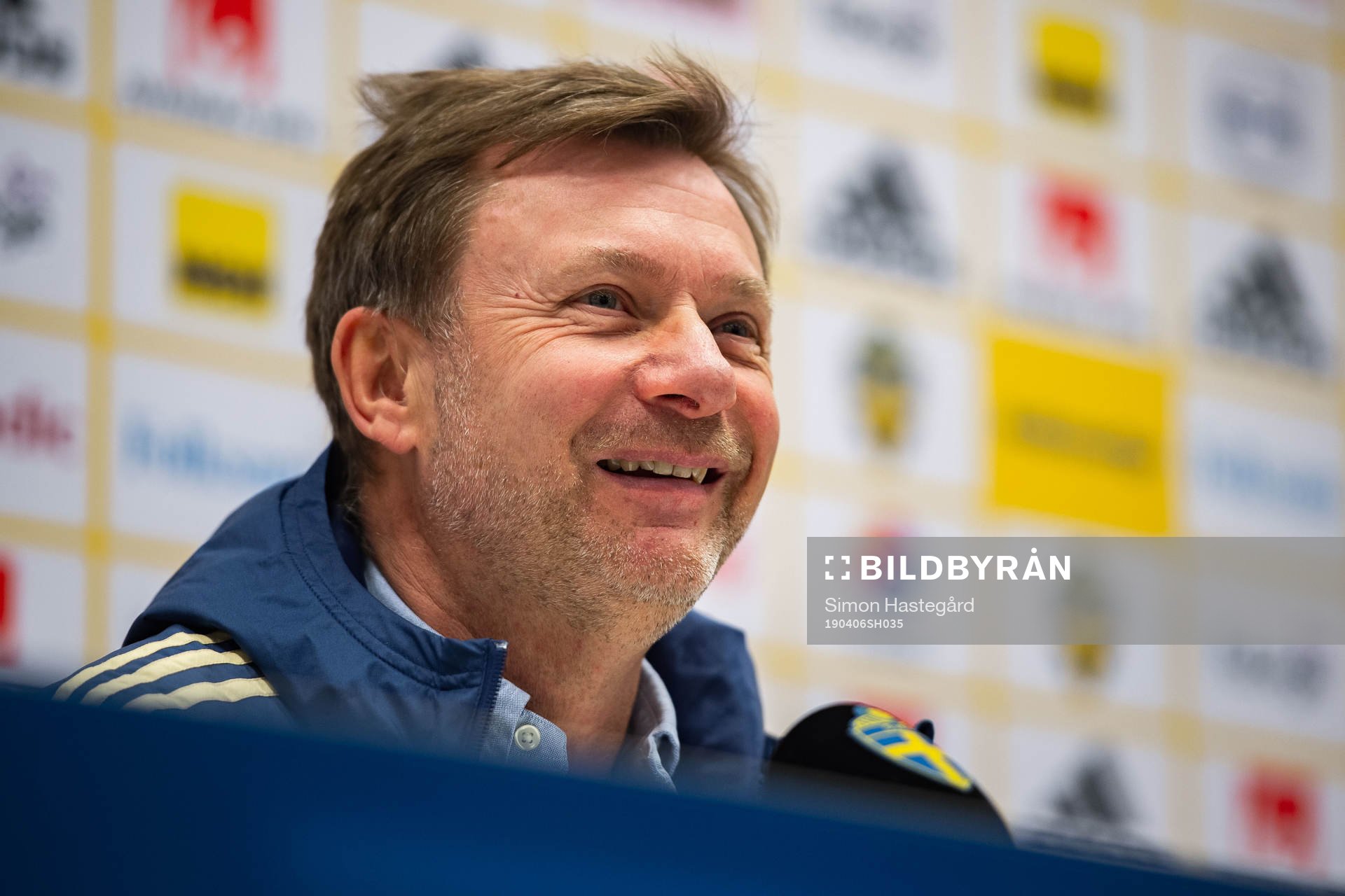 Peter Gerhardsson, head coach of Sweden