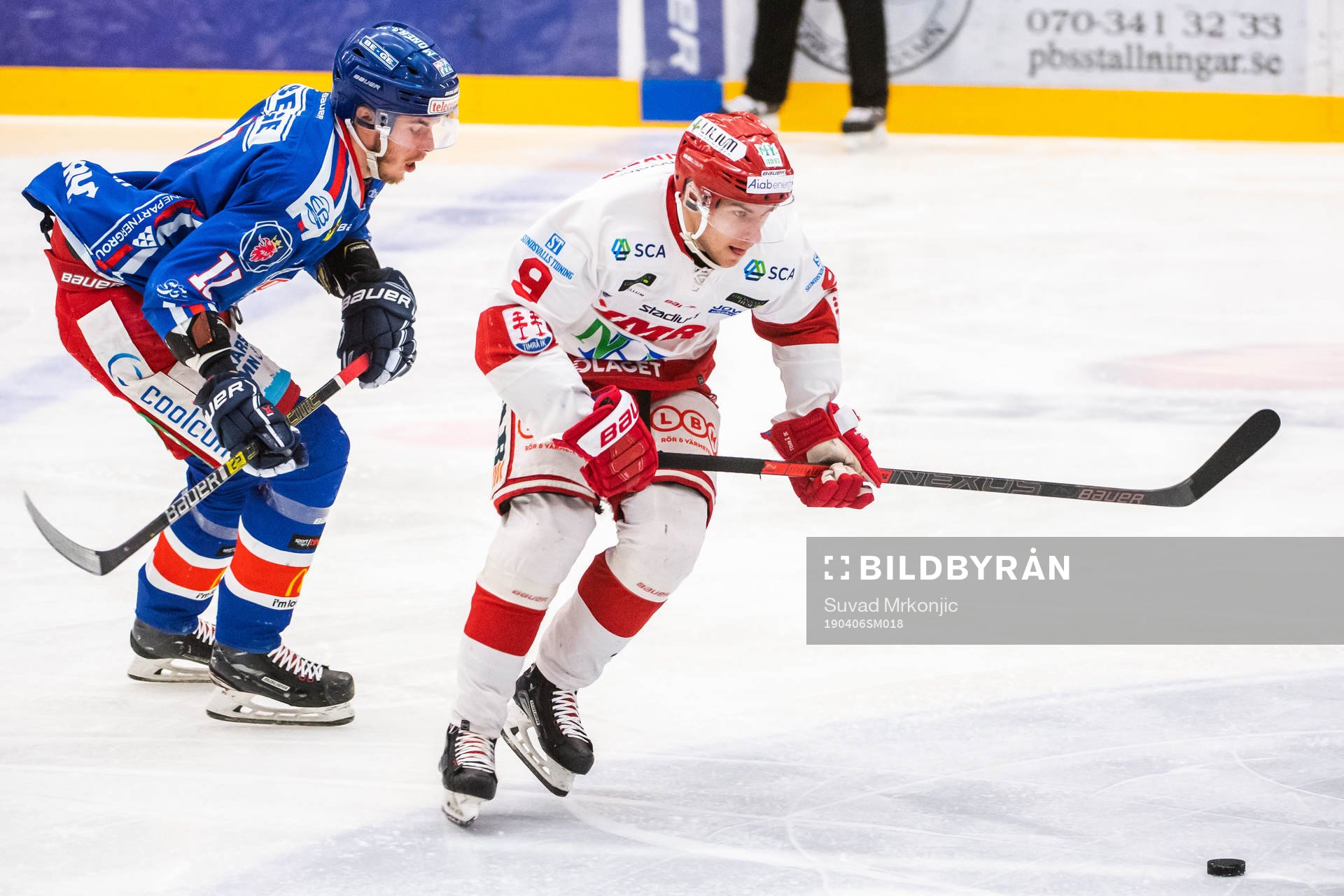 Timrås Rickard Palmberg och Oskarshamns Joakim Thelin