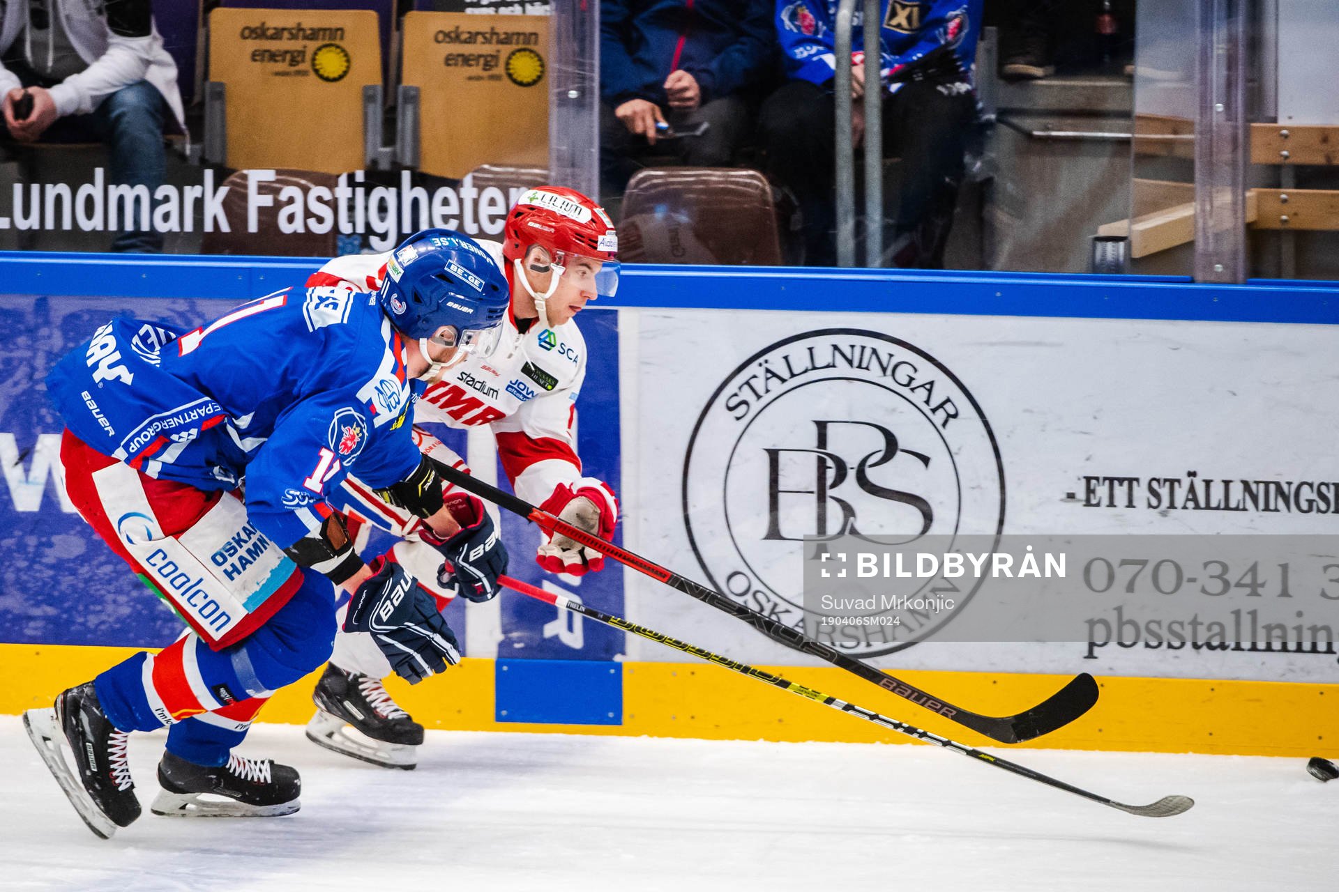 Timrås Rickard Palmberg och Oskarshamns Joakim Thelin