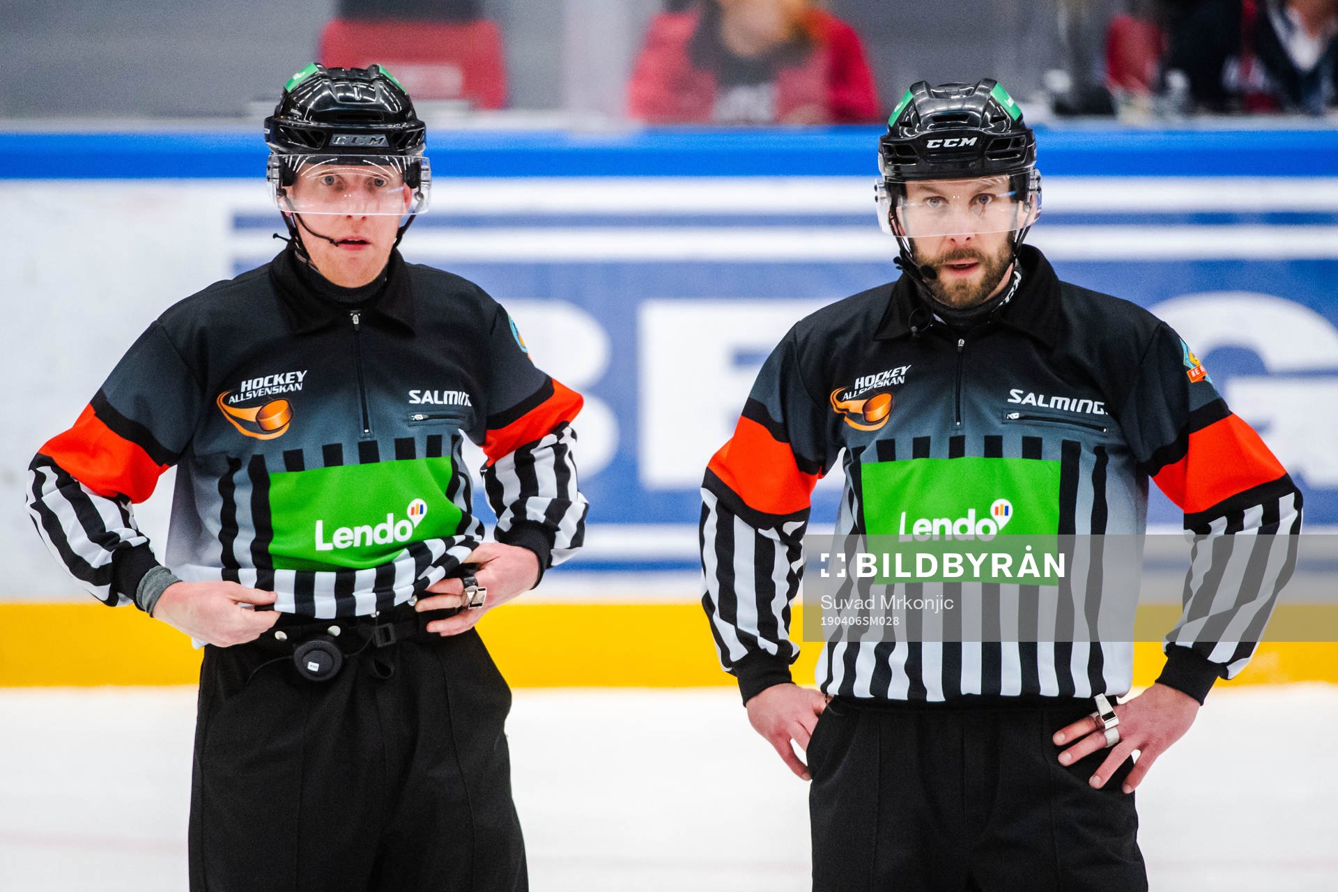 Domare Marcus Linde och Mikael Holm
