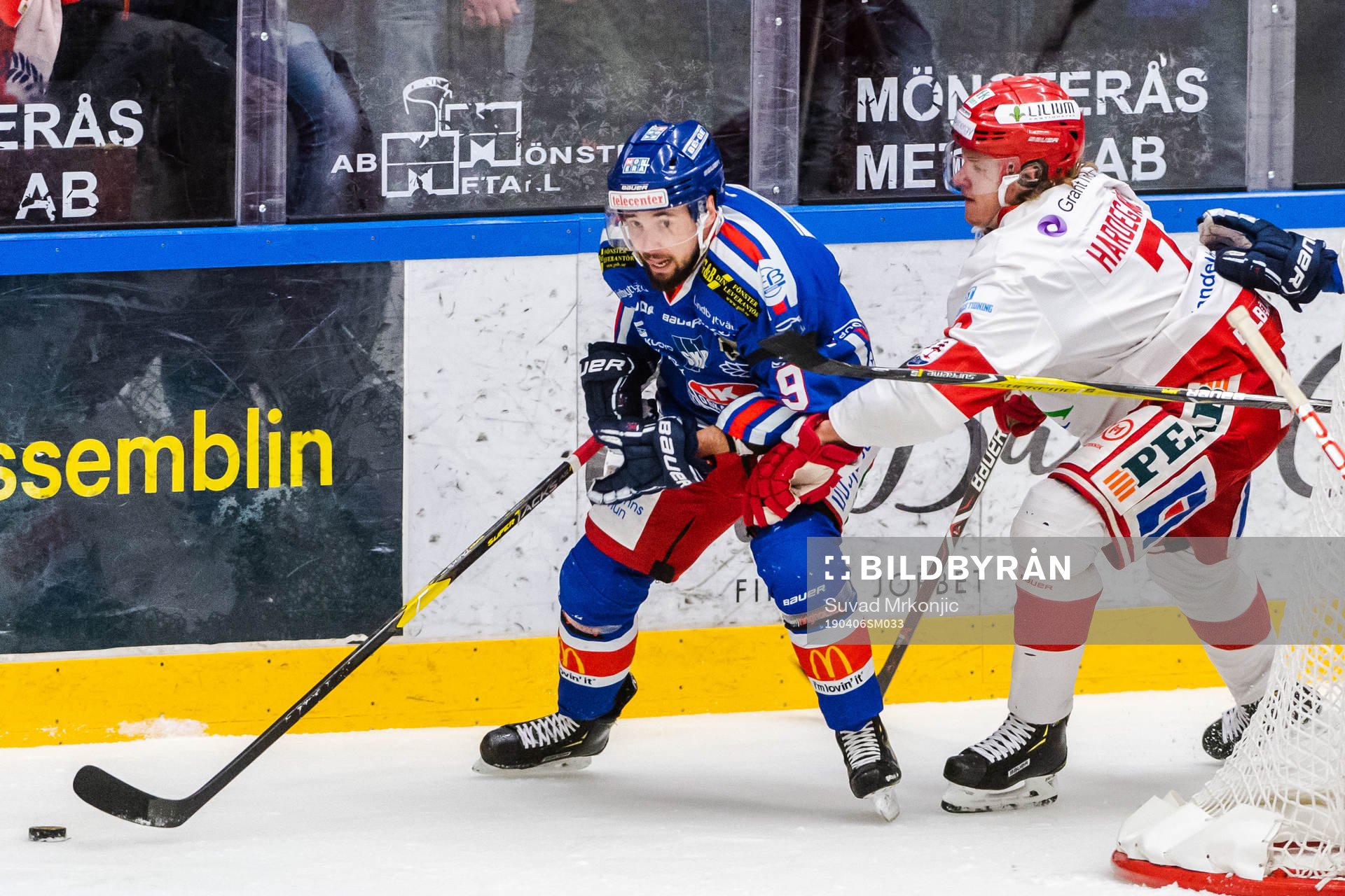 Oskarshamns Janne Kivilahti och Timrås Marcus Hardegård