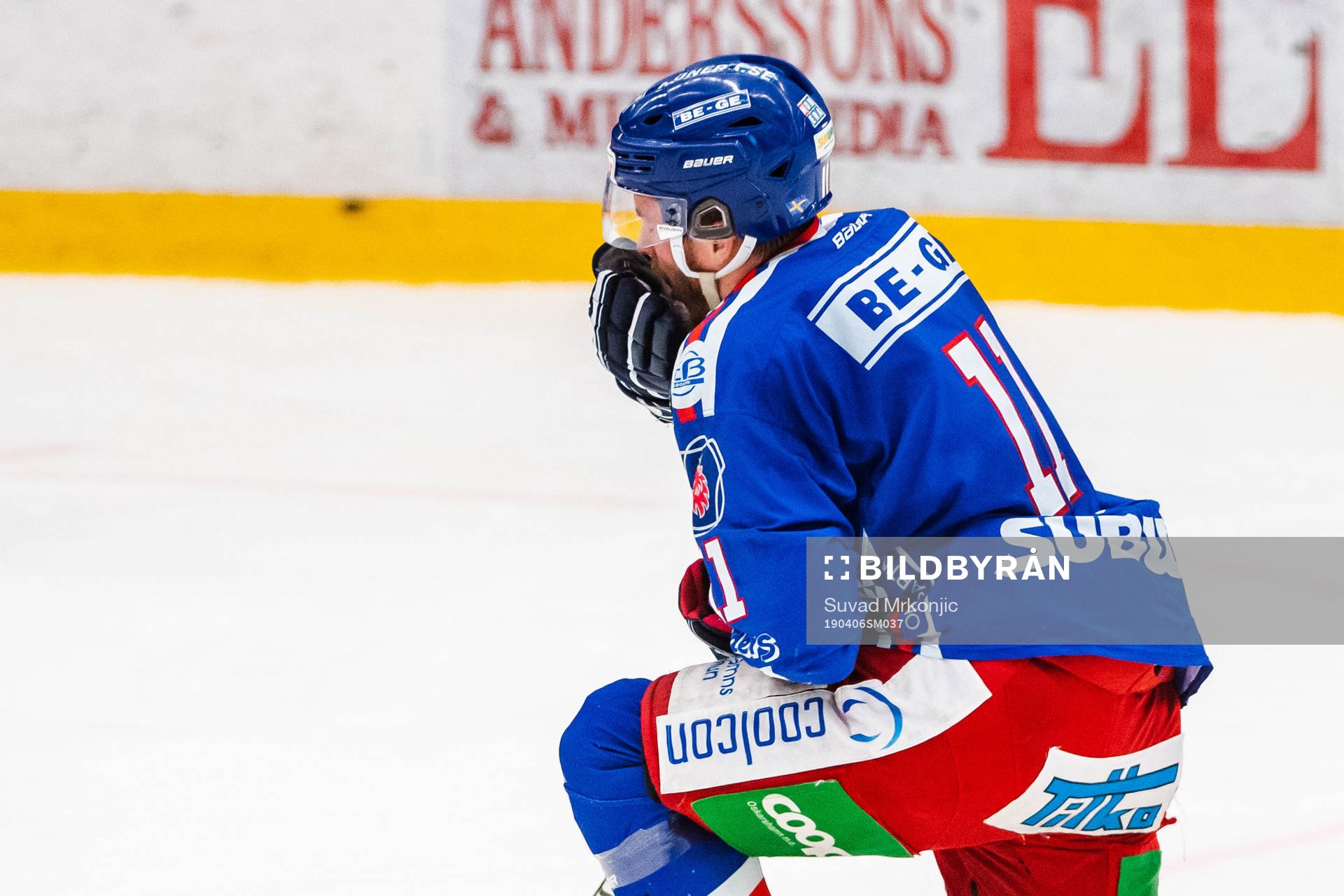 Oskarshamns Joakim Thelin har ont