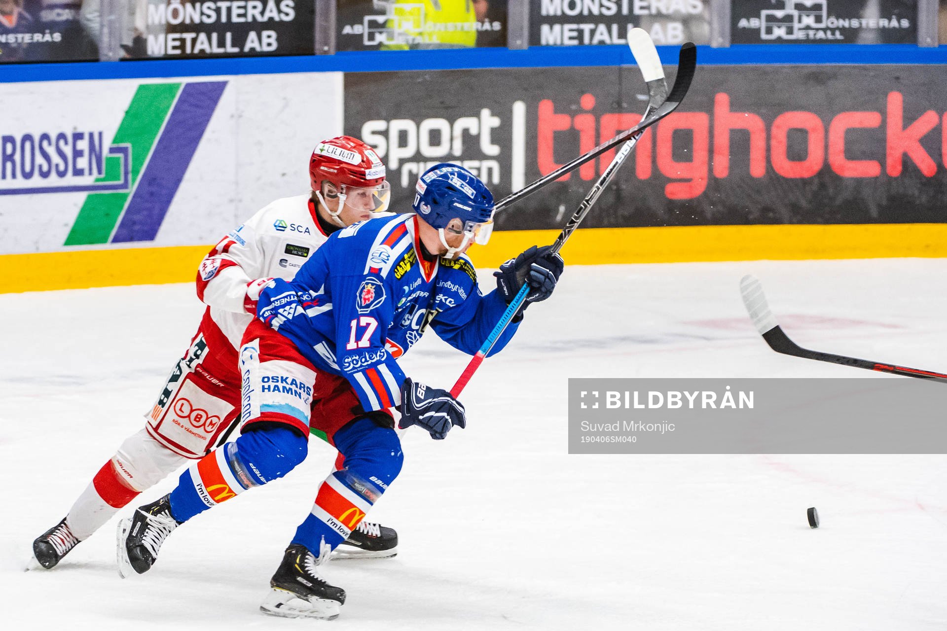 Oskarshamns Jonas Engström och Timrås Alexander Falk