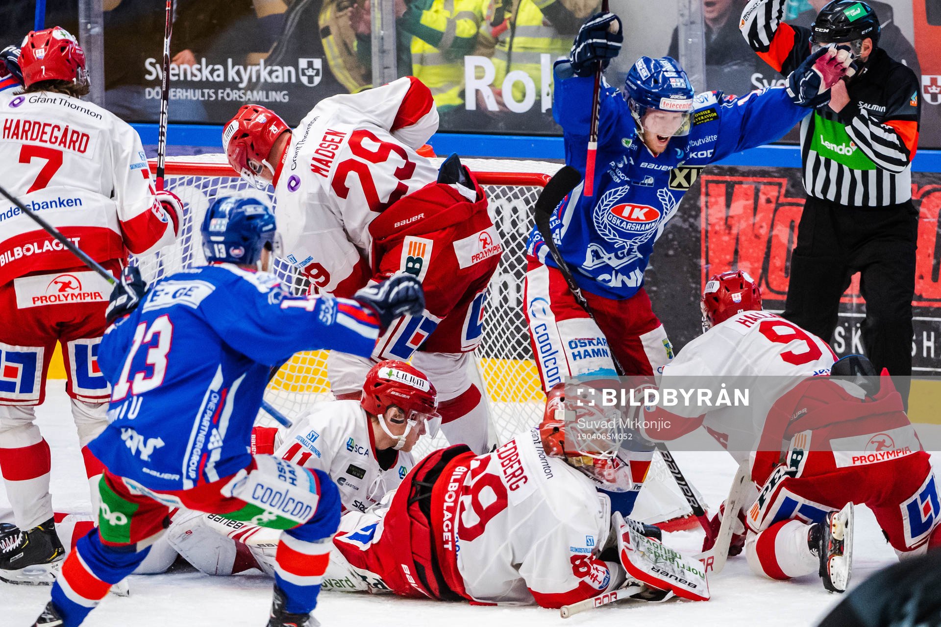 Oskarshamns Nicklas Heinerö jublar