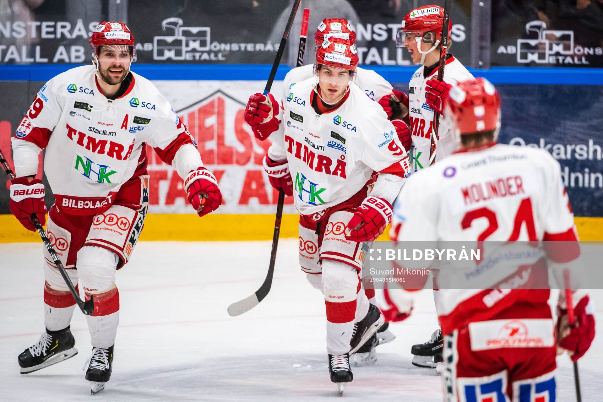 Timrås Rickard Palmberg jublar