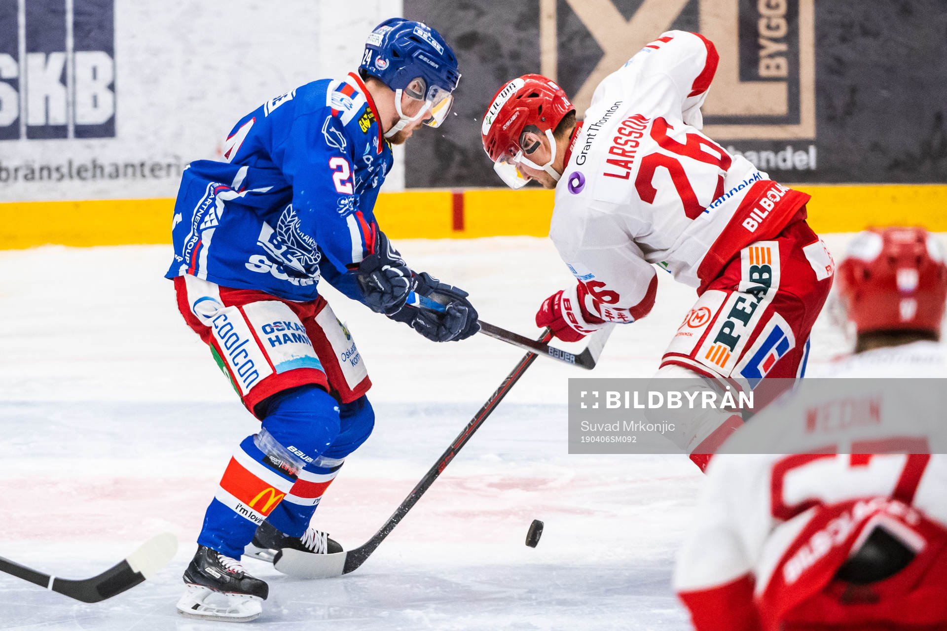 Oskarshamns Joakim Hillding och Timrås Hampus Larsson