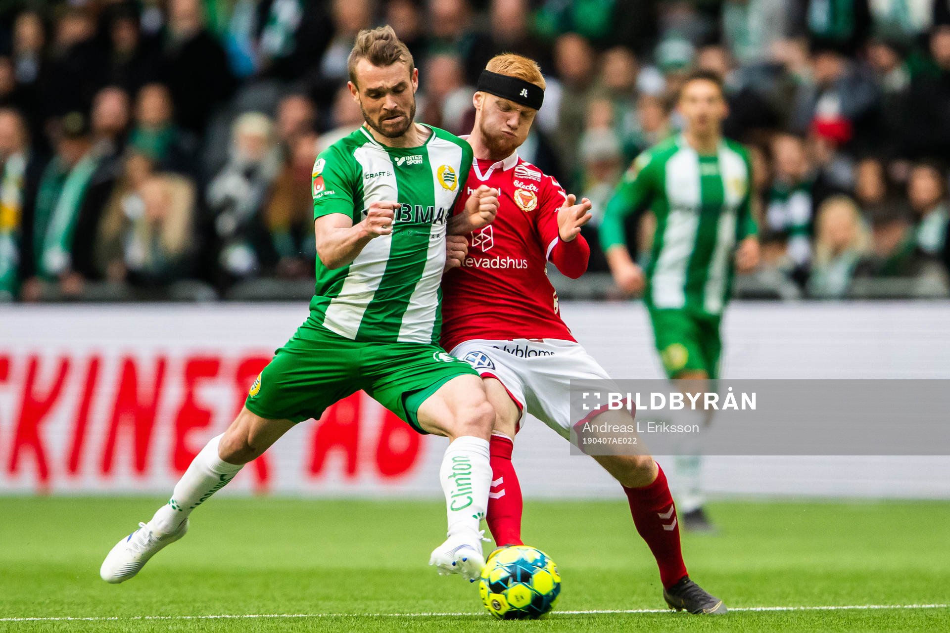 Hammarbys Mads Fenger Nielsen och Kalmars Nils Fröling