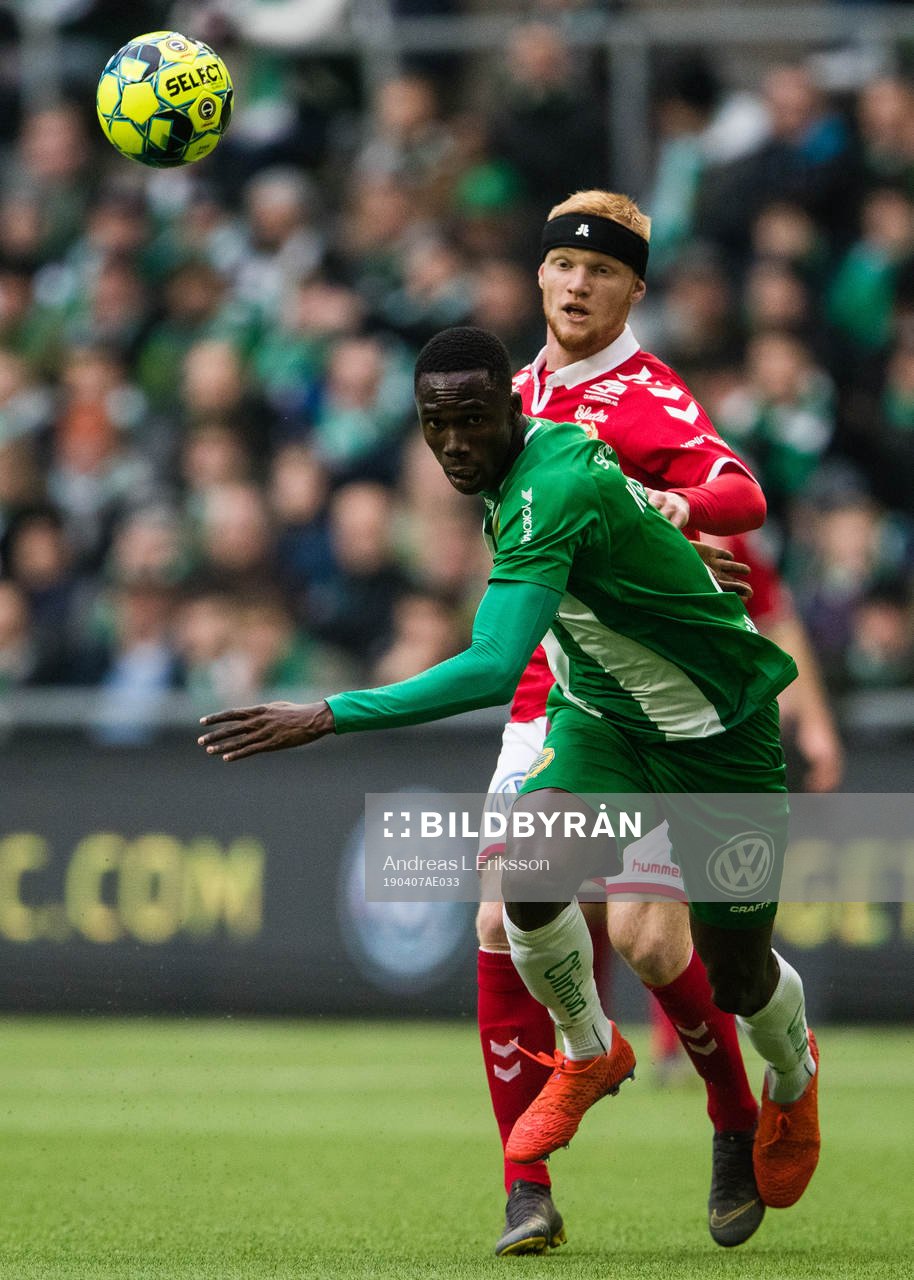 Hammarbys Kossounou Odilon och Kalmars Nils Fröling