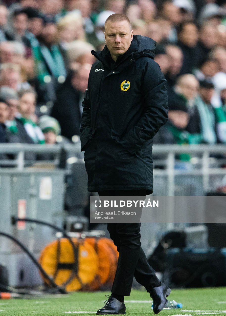Hammarbys tränare Stefan Billborn