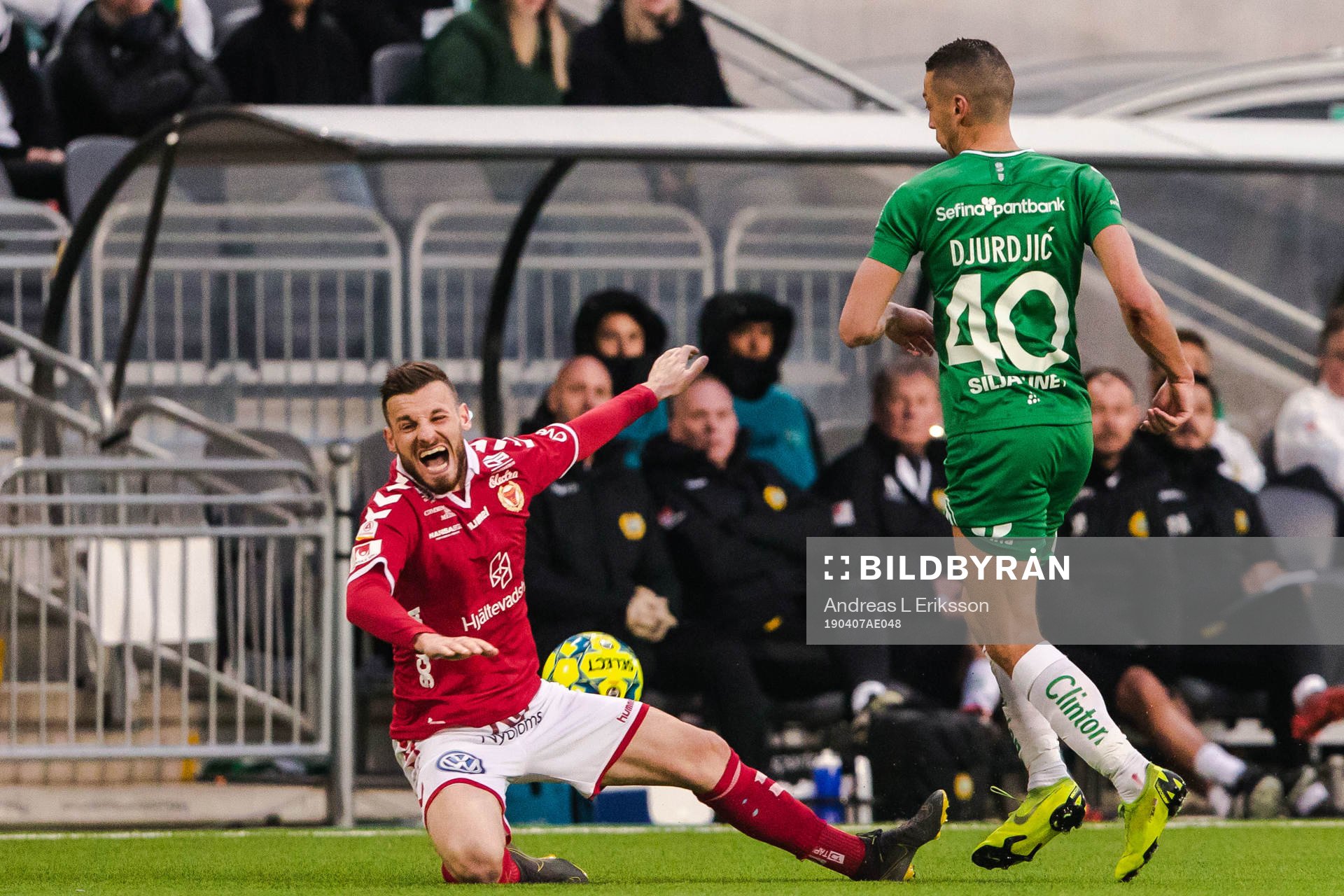 Kalmars Fidan Aliti och Hammarbys Nikola Djurdjic