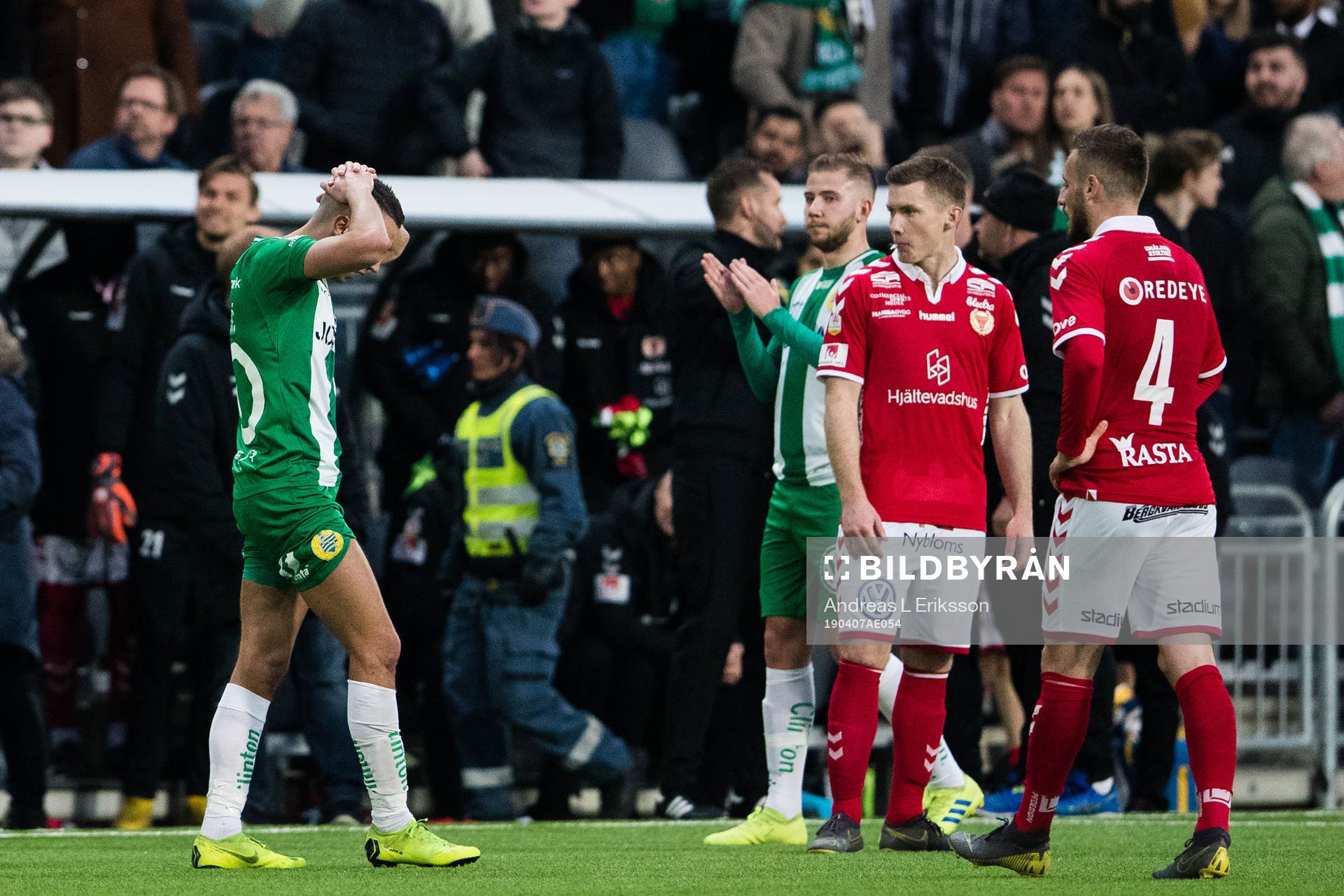 Hammarbys Nikola Djurdjic deppar