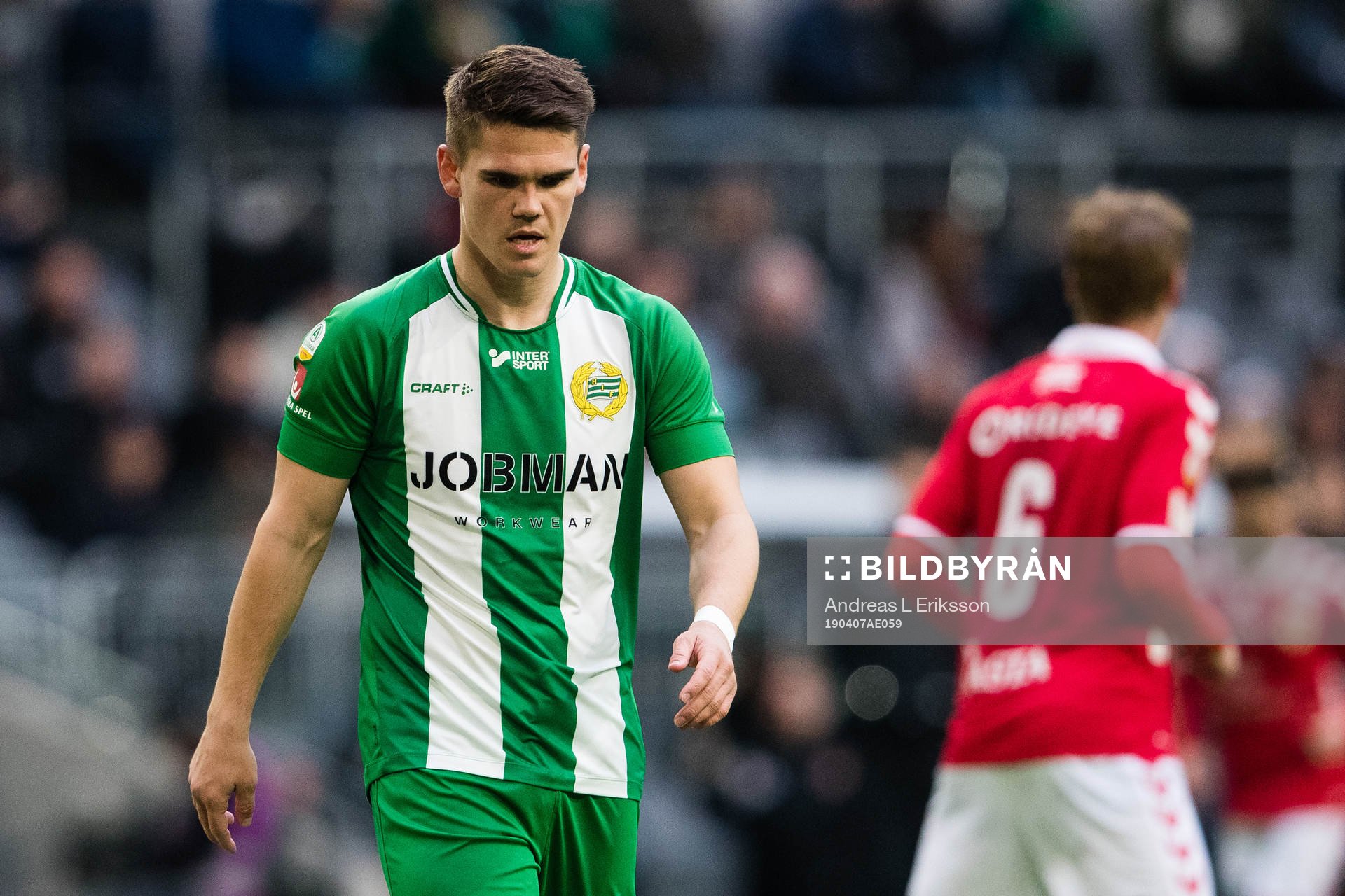 Hammarbys Vidar Örn Kjartansson deppar