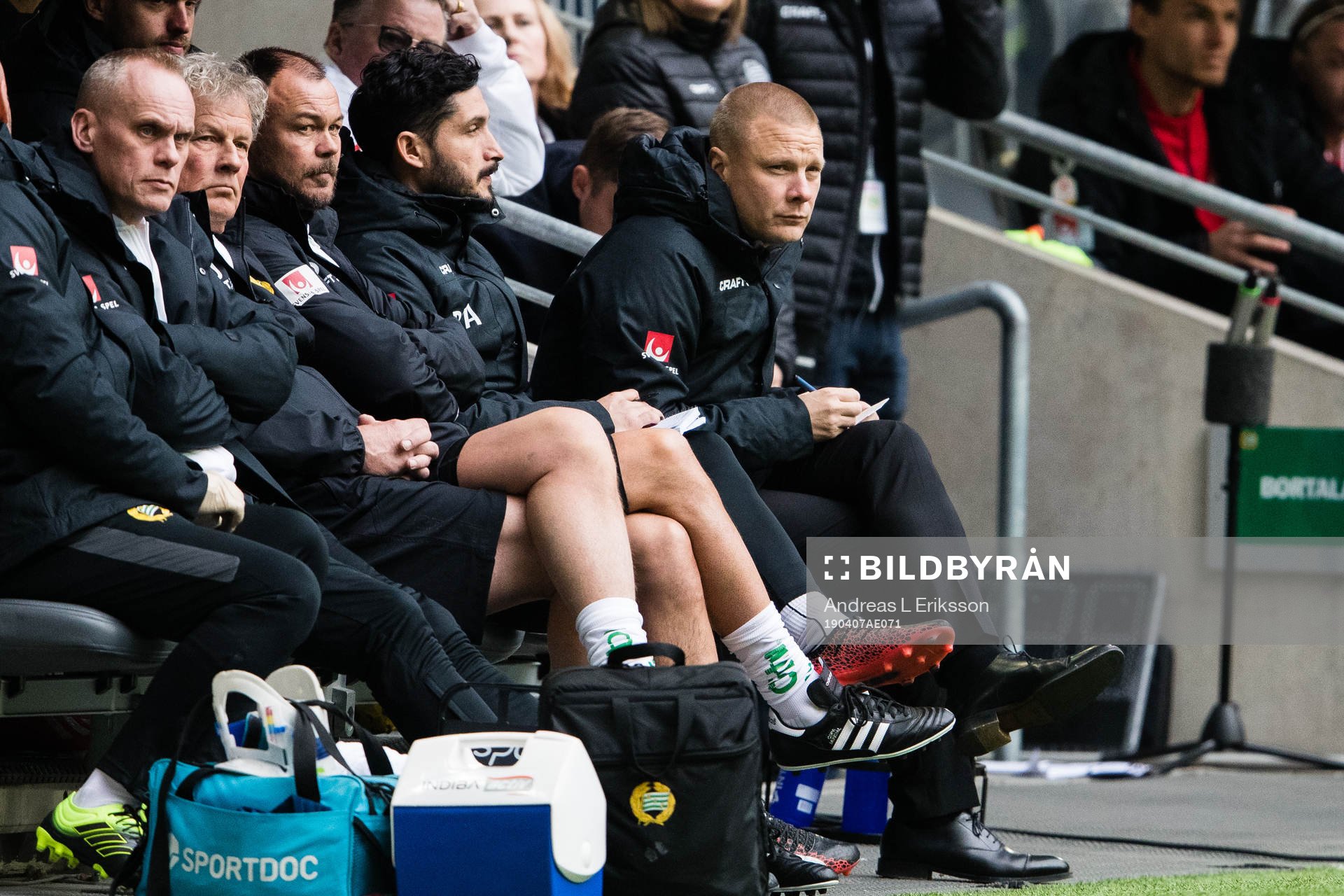 Hammarbys assisterande tränare Joachim Björklund,