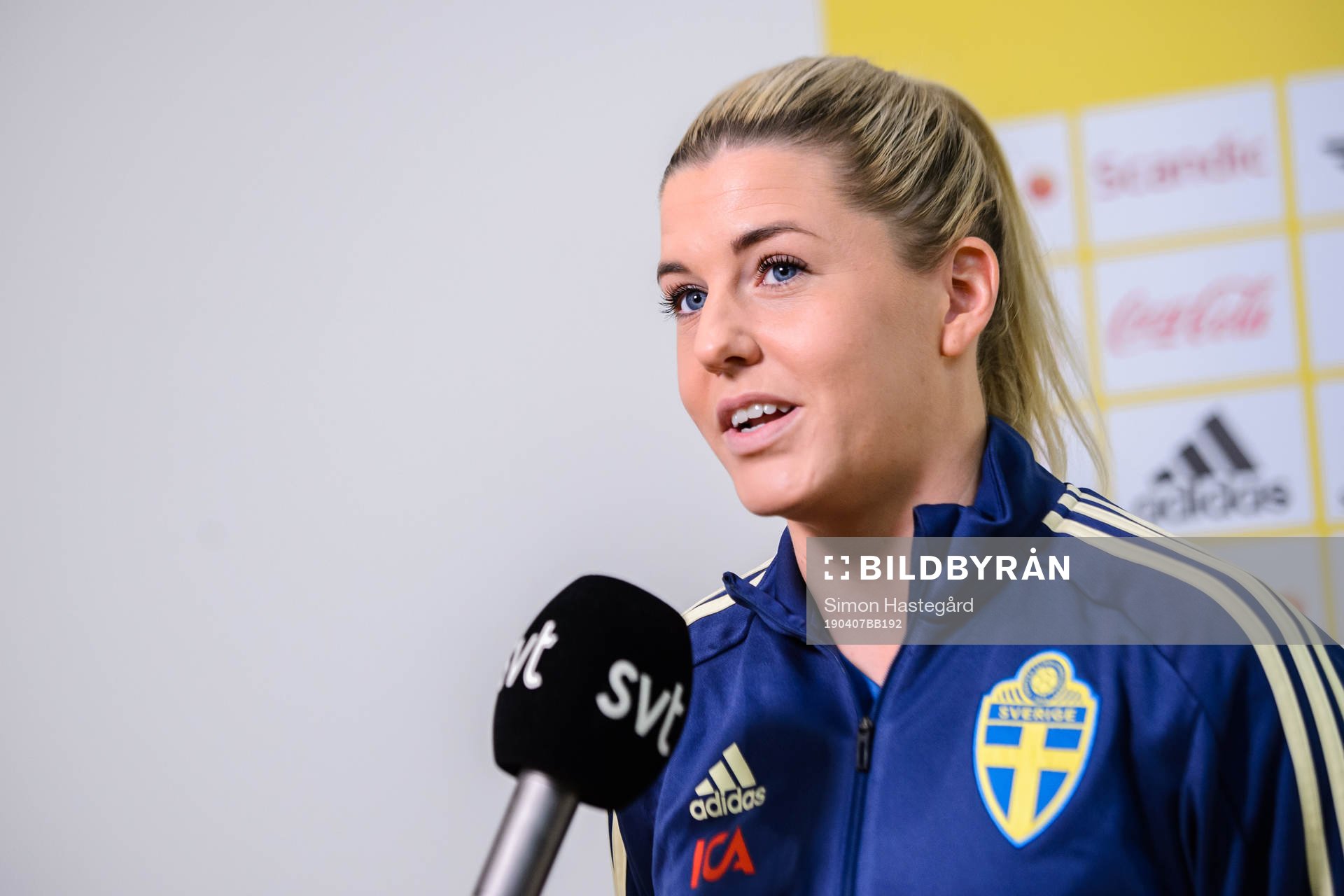 Olivia Schough of the Swedish women national football team