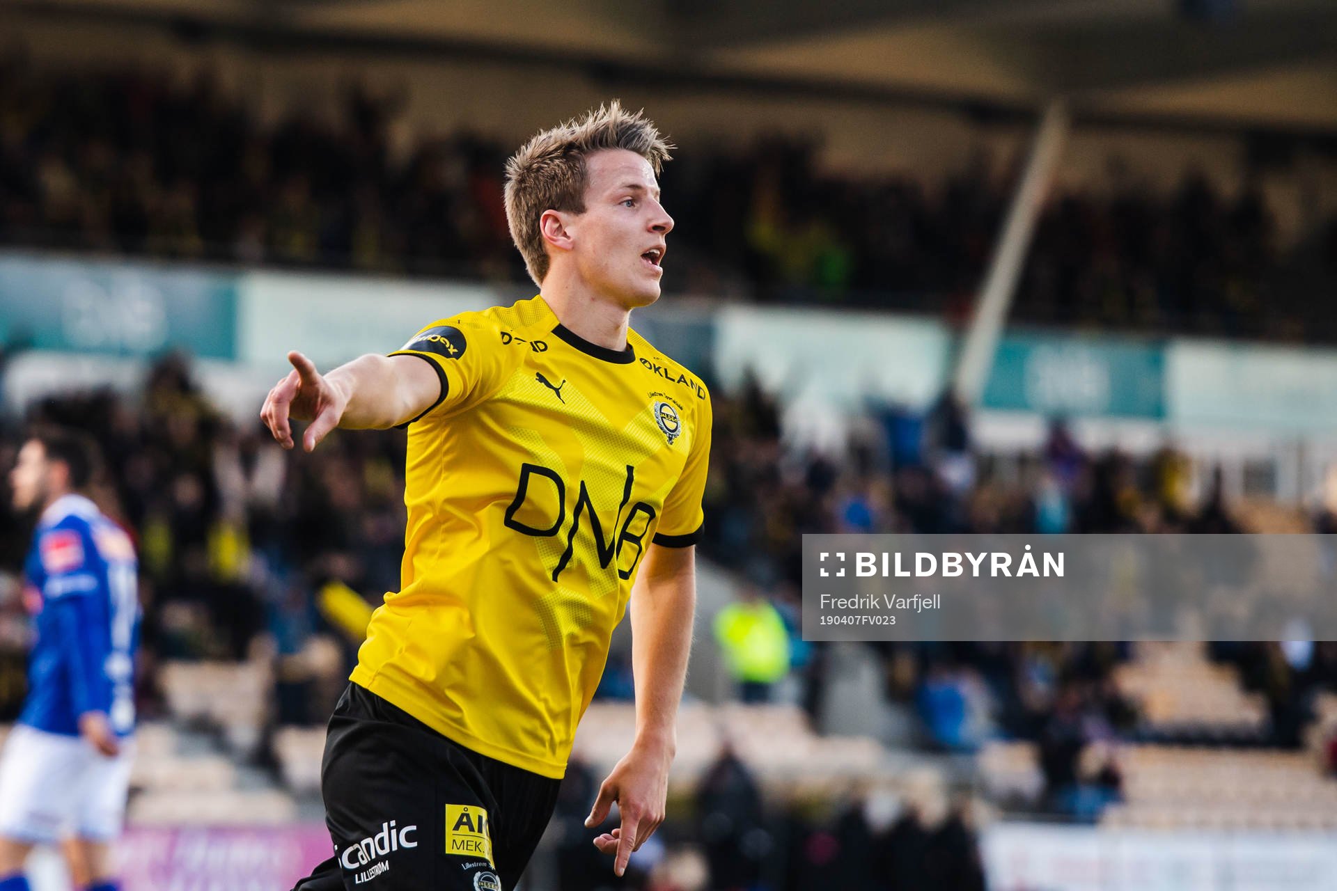 Thomas Lehne Olsen of Lillestrøm celebrates