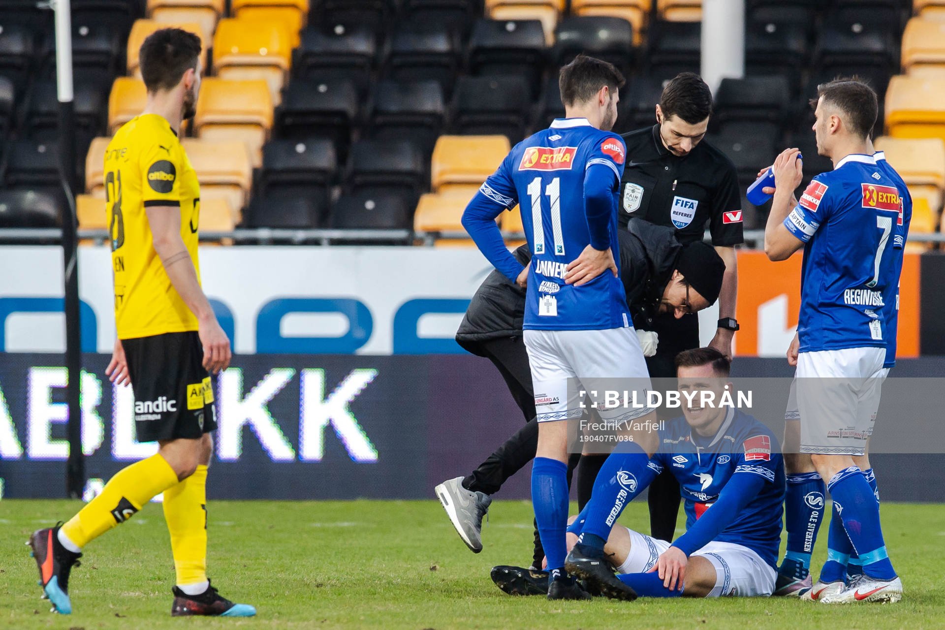 Erik Tønne of Ranheim in pain