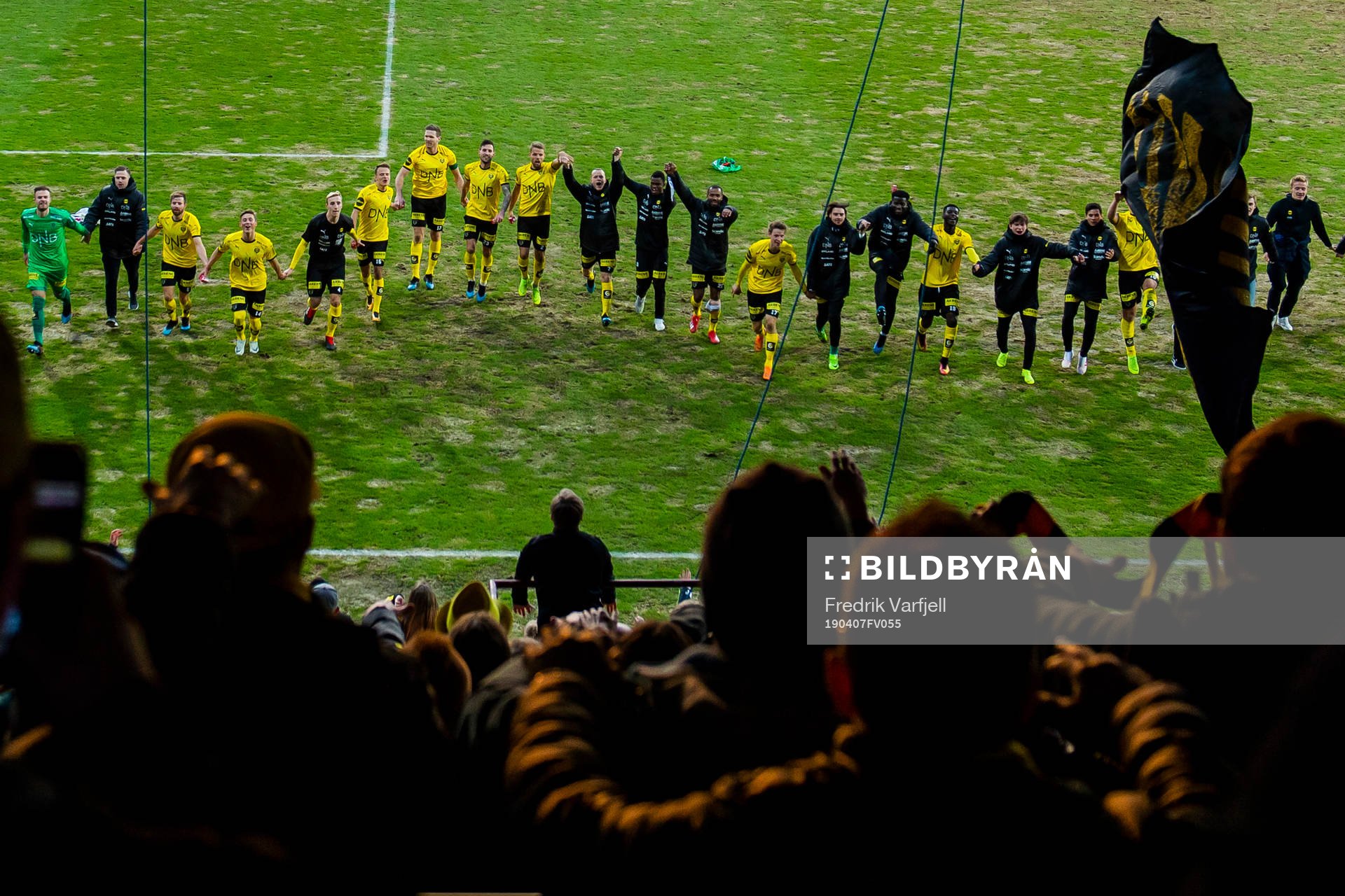 The players of Lillestrøm celebrate