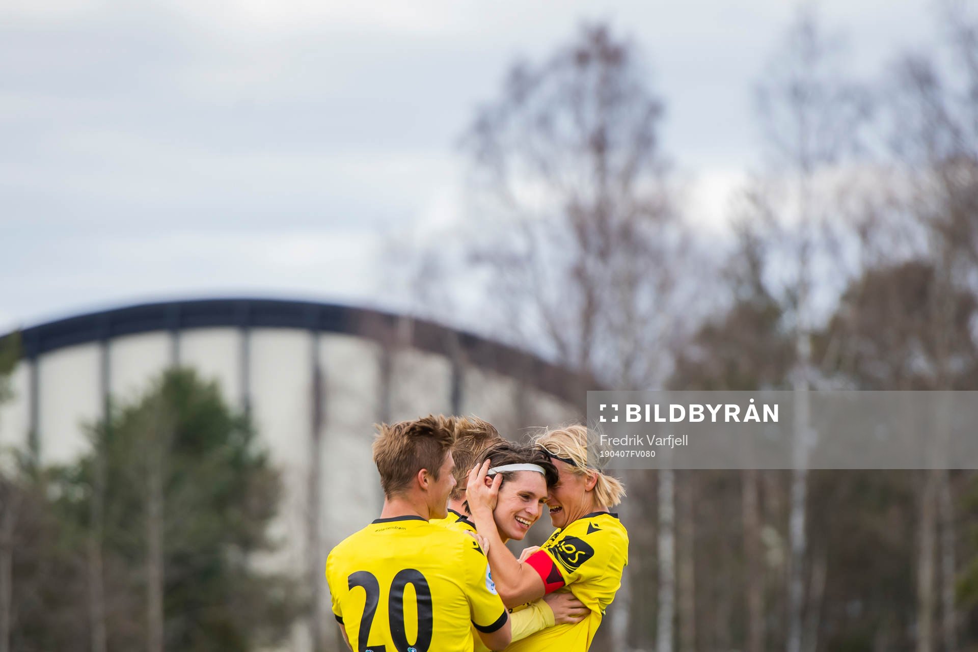 Kasper Skaanes of Start celebrates with his teammates