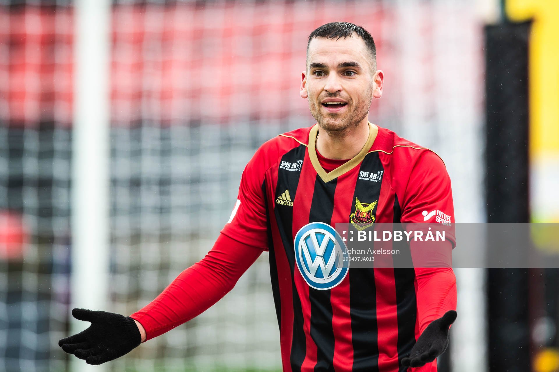 Östersunds Dino Islamovic reagerar
