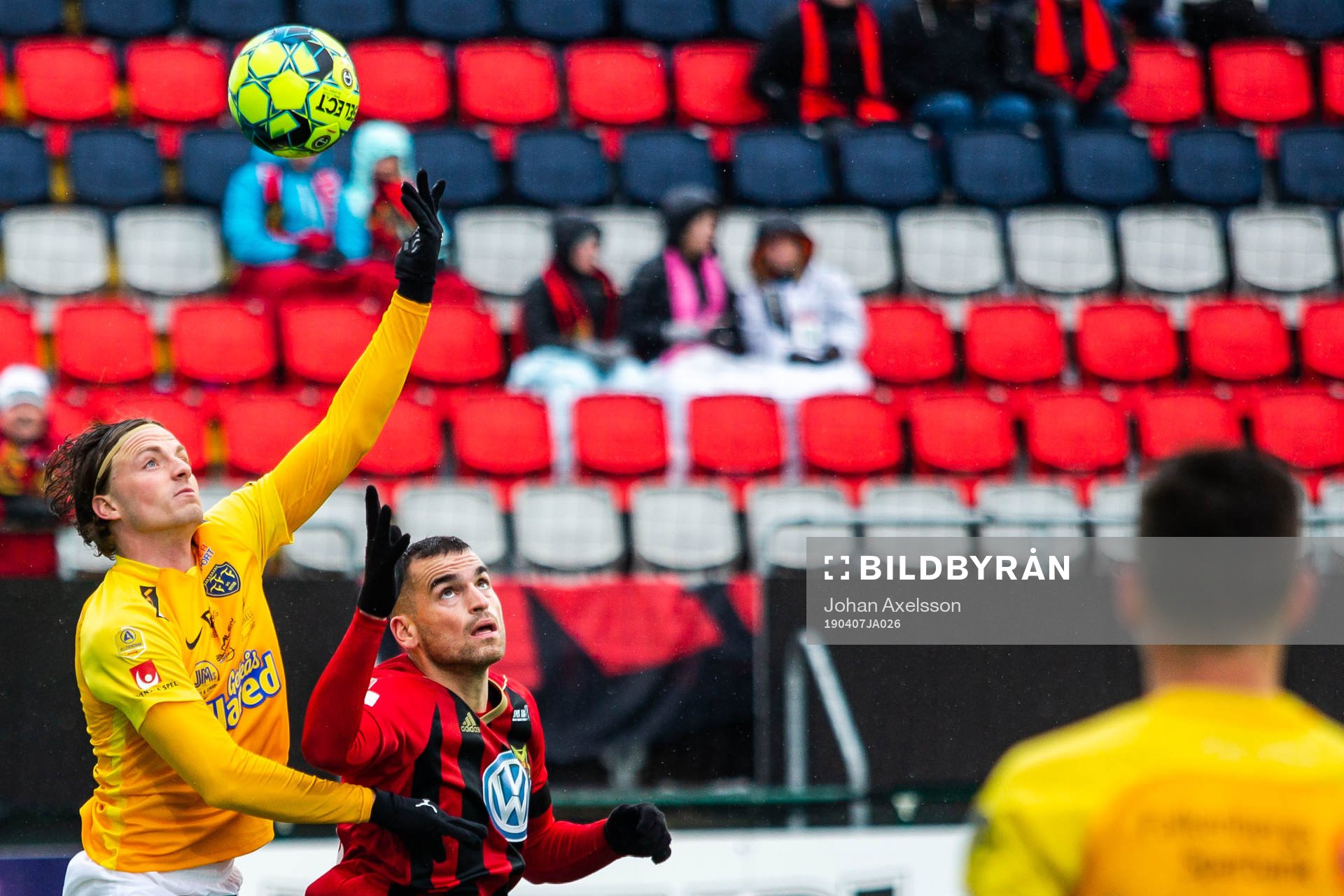 Falkenbergs Carl Johansson och Östersunds Dino Islamovic