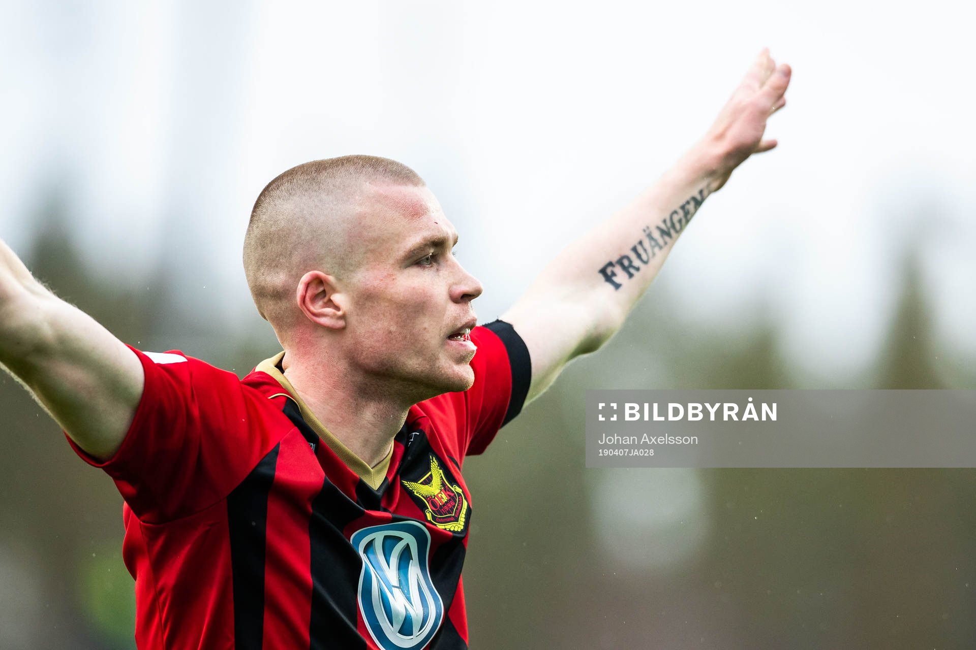 Östersunds Thomas Poppler Isherwood jublar