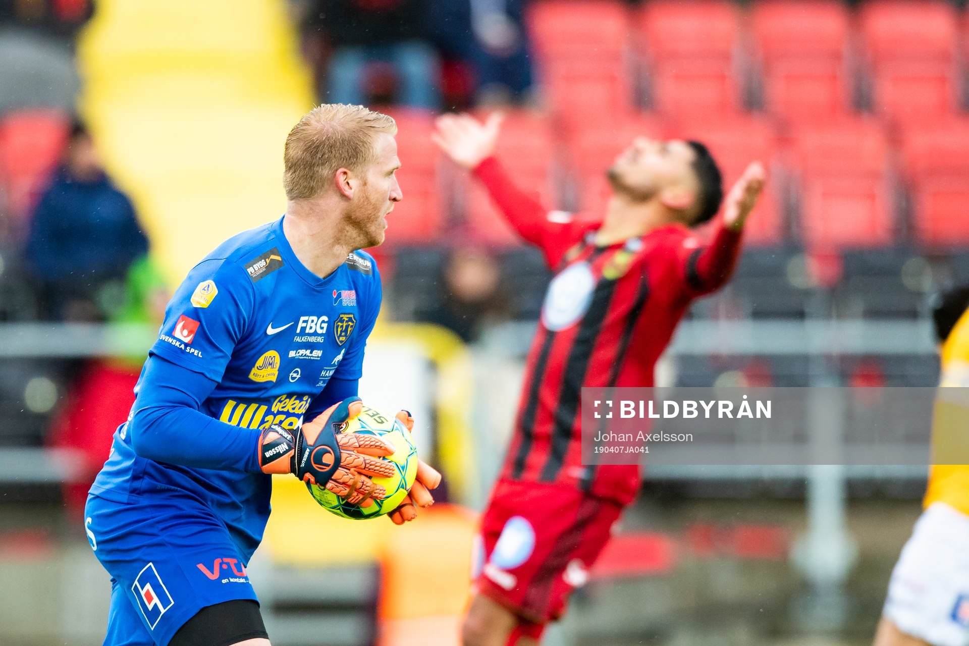 Falkenbergs målvakt Hampus Nilsson