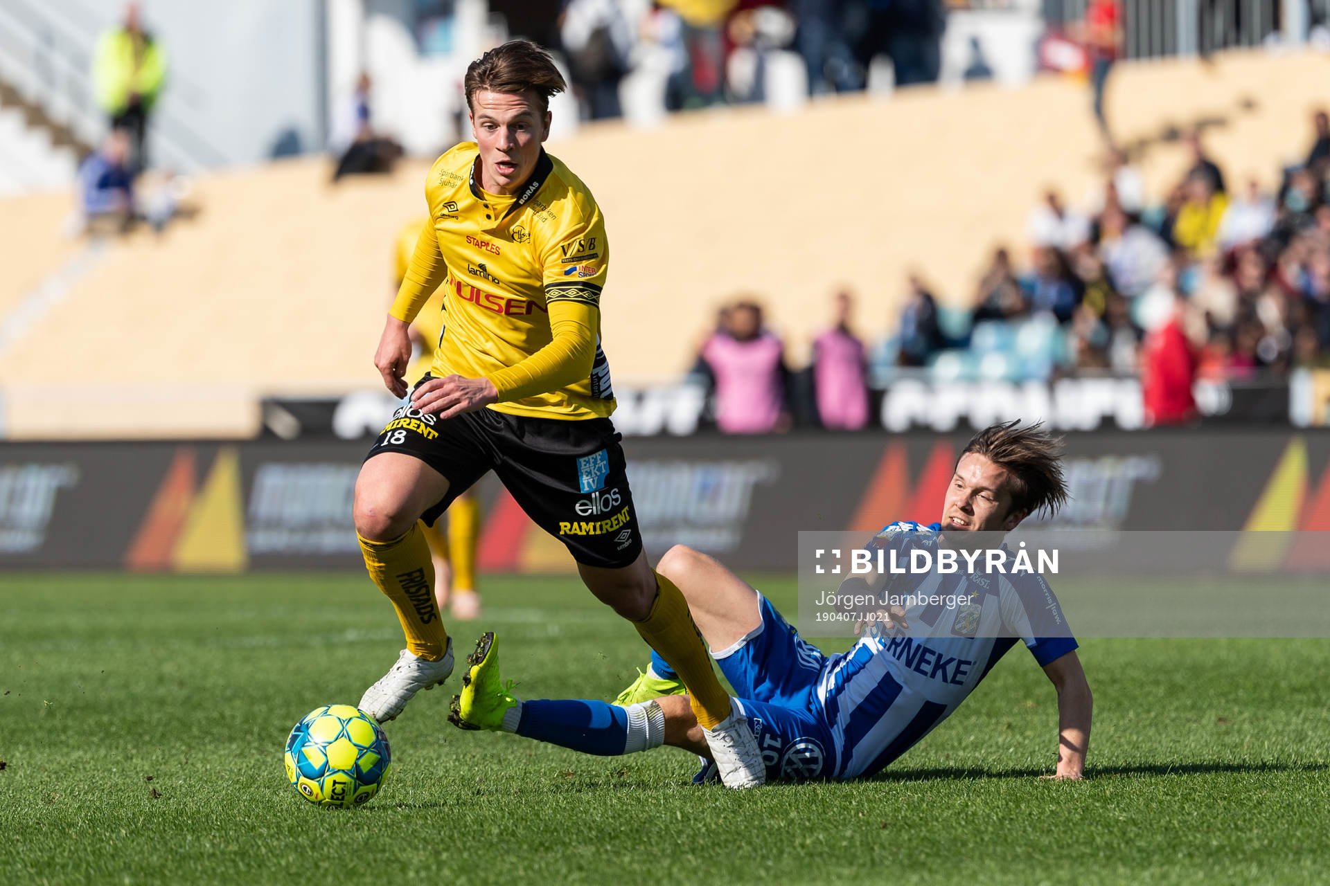 Elfsborgs Simon Olsson och IFK Göteborgs Patrik Karlsson