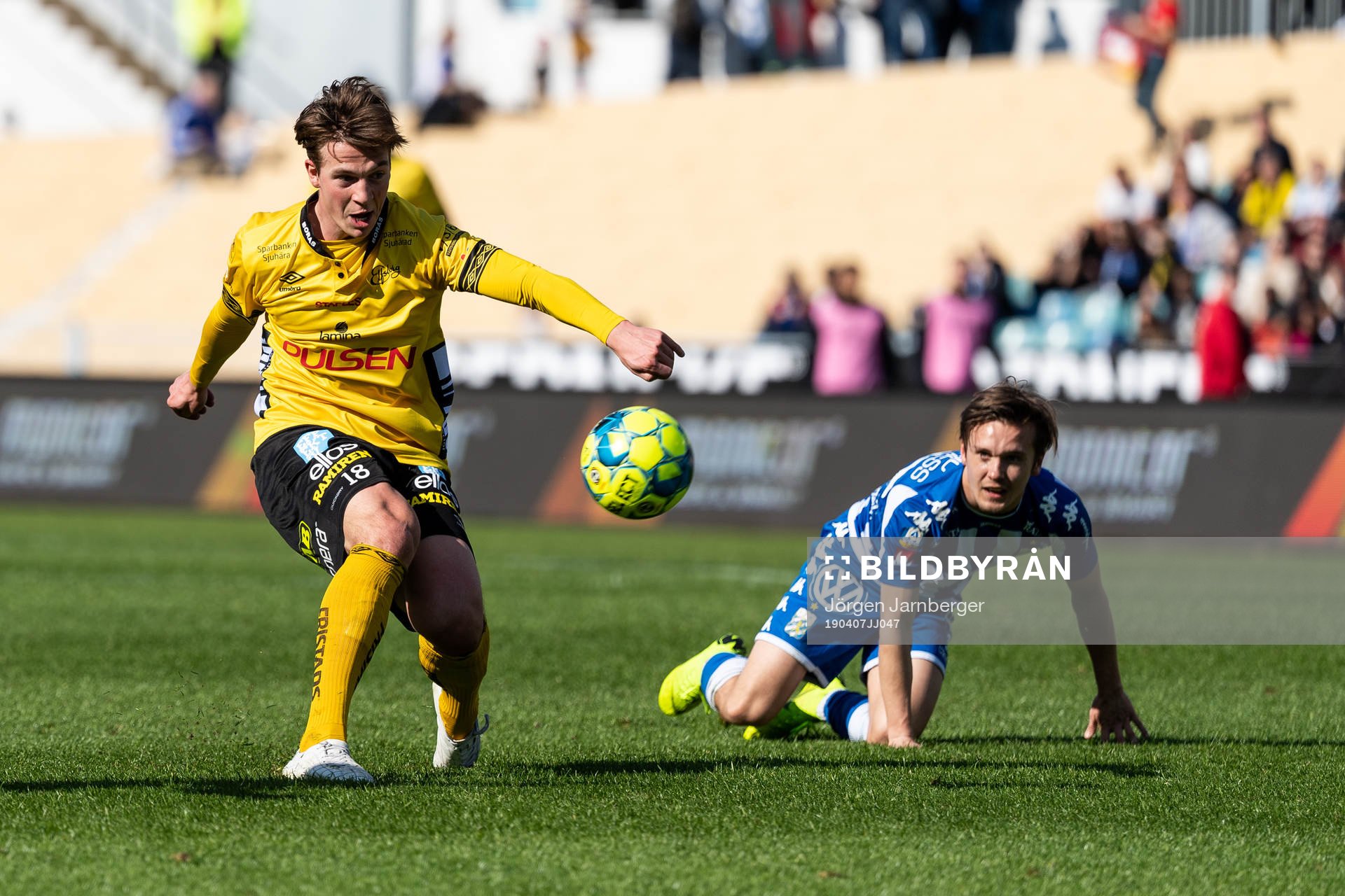 Elfsborgs Simon Olsson och IFK Göteborgs Patrik Karlsson