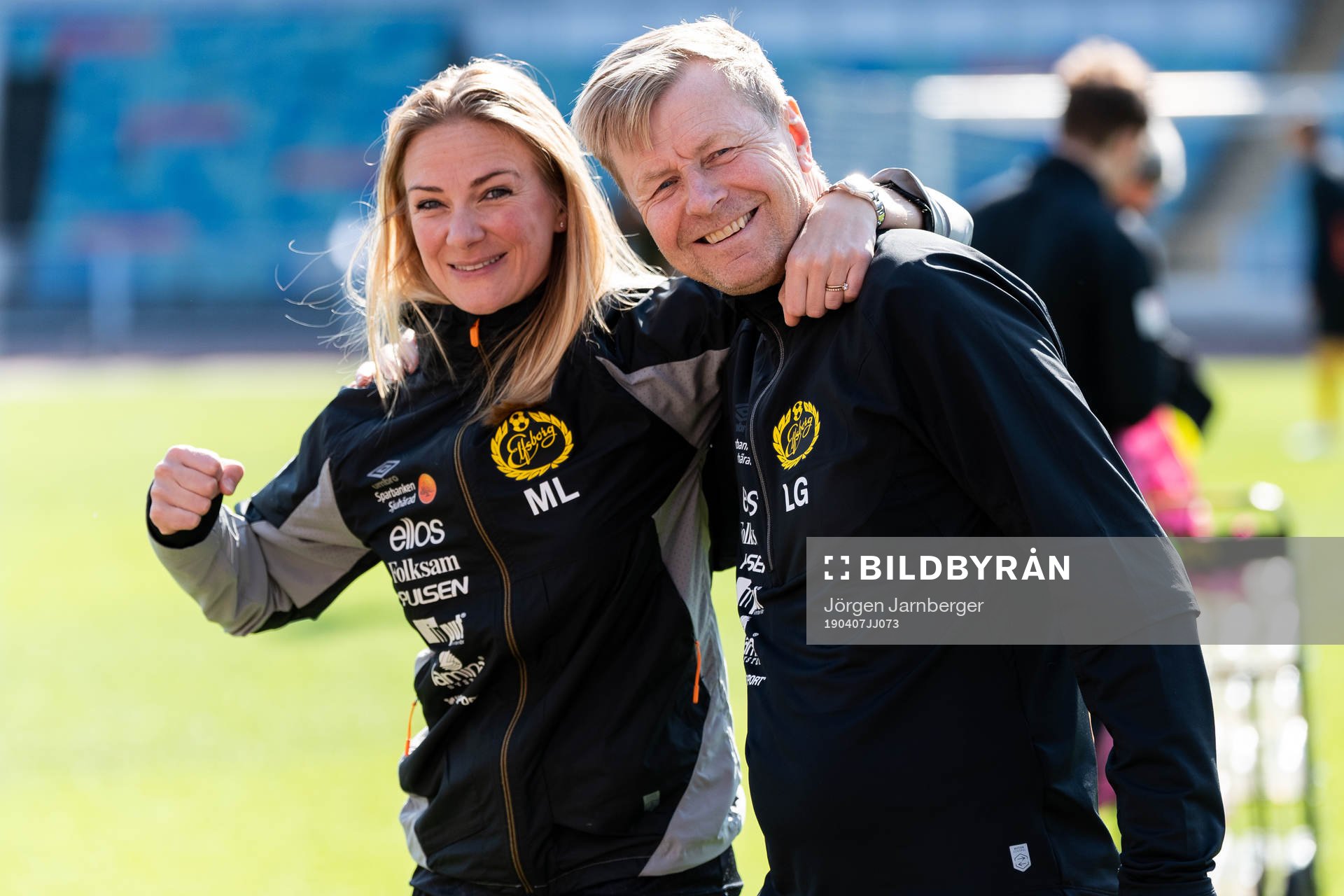 Elfsborgs läkare Matilda Lundblad och fysioterapeut Lars
