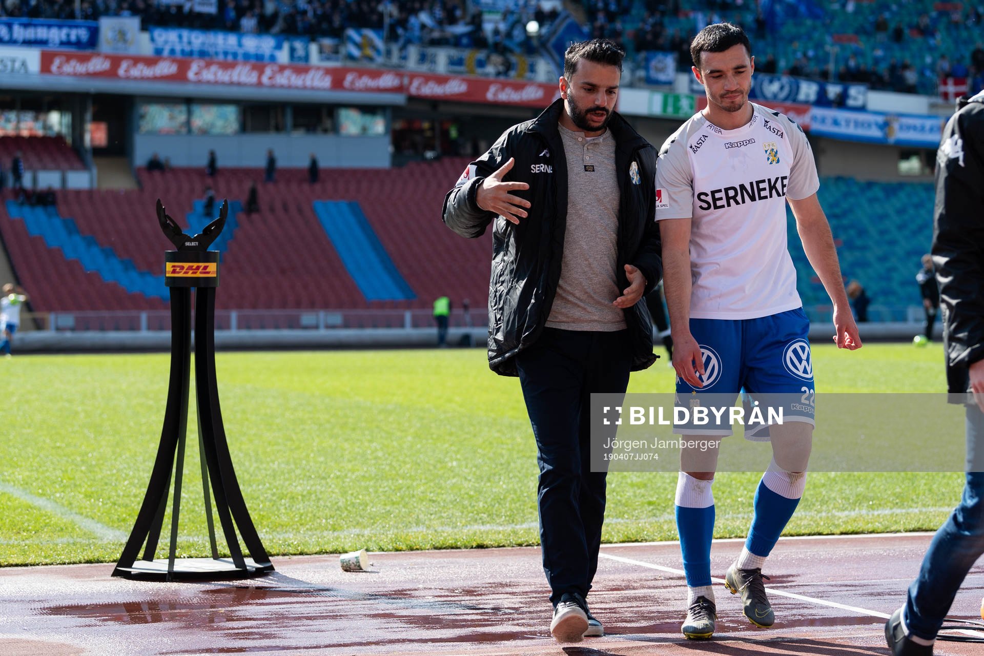 IFK Göteborgs tränare Poya Asbaghi och Giorgi Kharaishvili