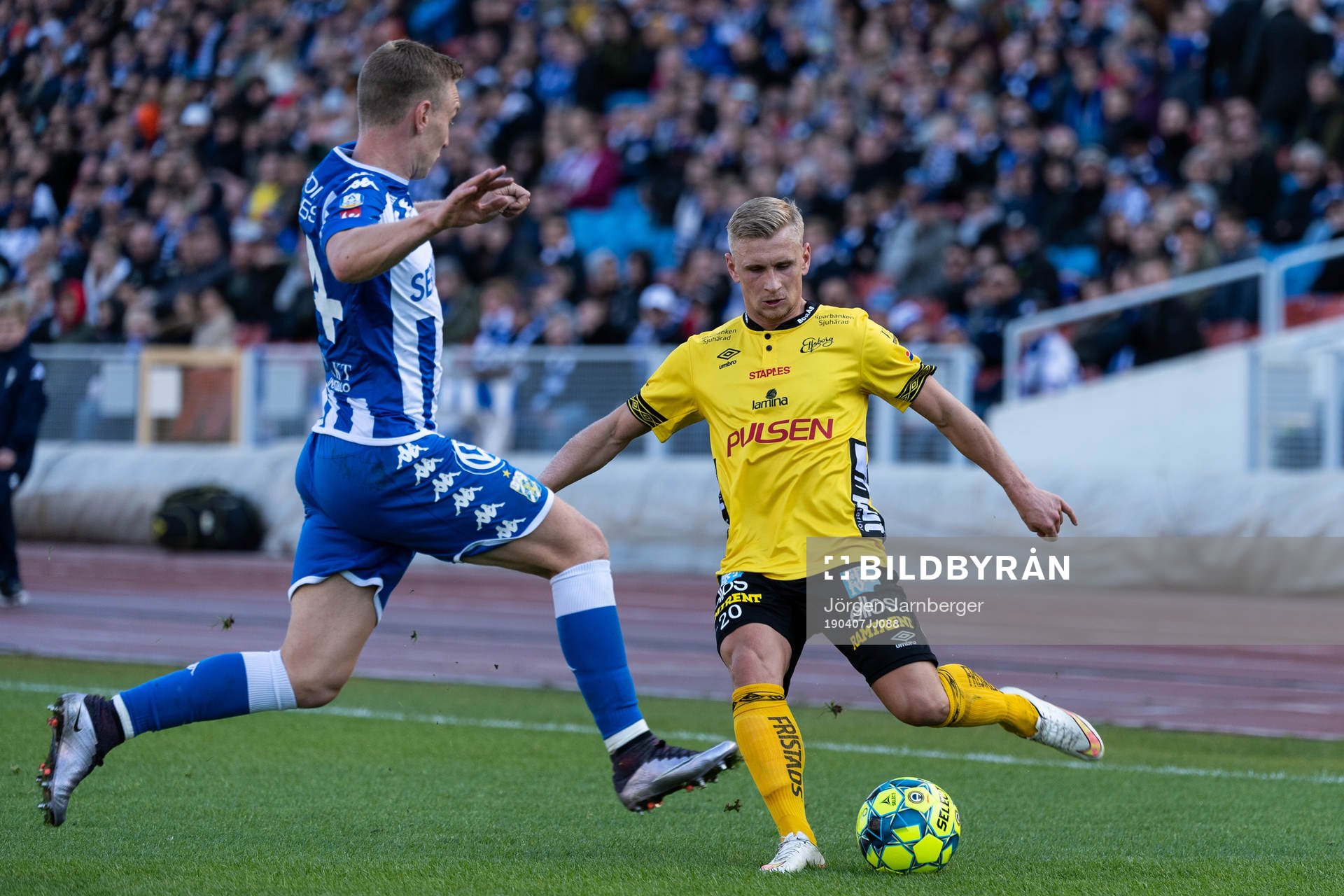 Elfsborgs Simon Strand och IFK Göteborgs Carl Starfelt