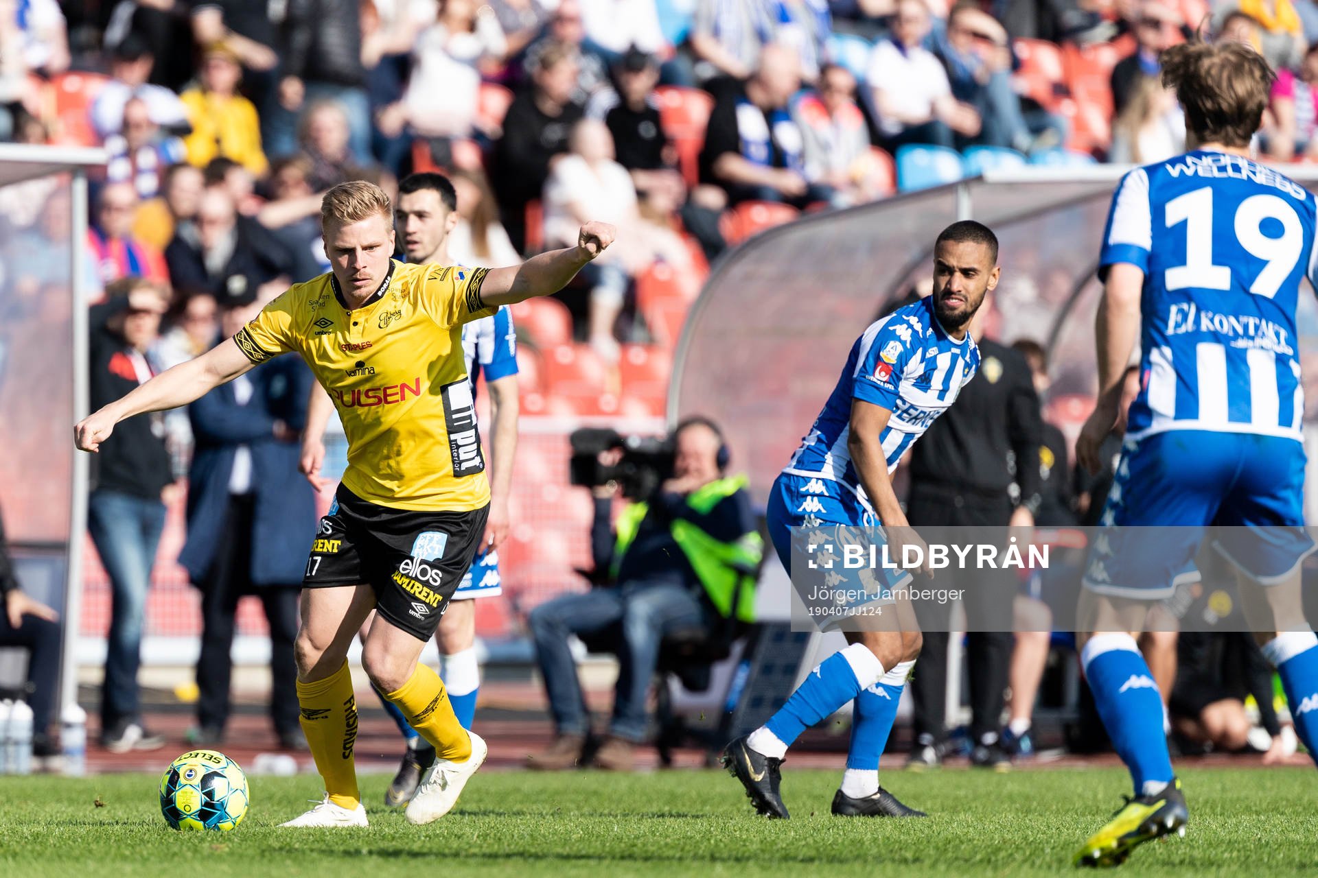 Elfsborgs Per Frick och IFK Göteborgs Junes Barny