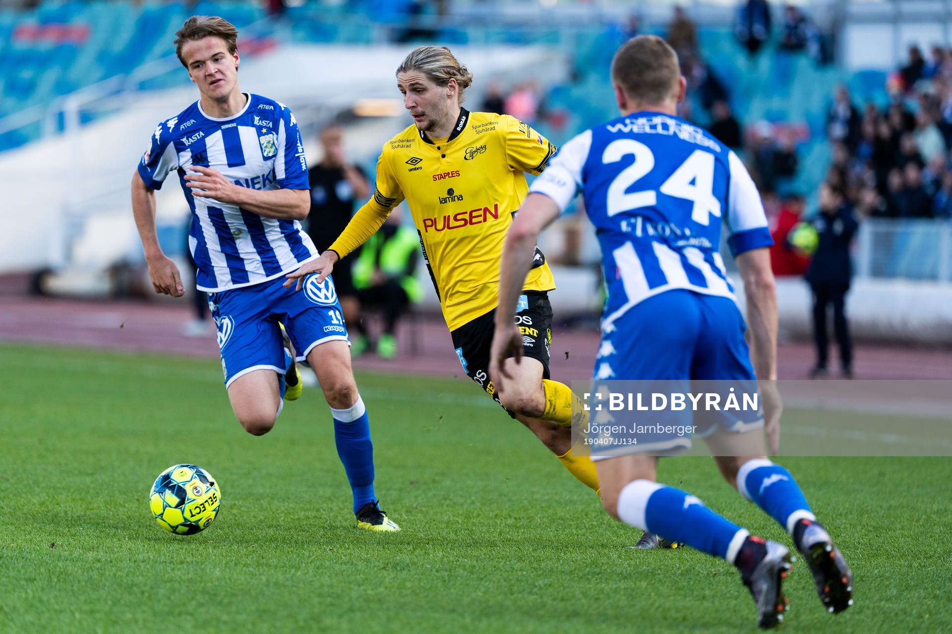 Elfsborgs Pawel Cibicki och IFK Göteborgs August Erlingmark