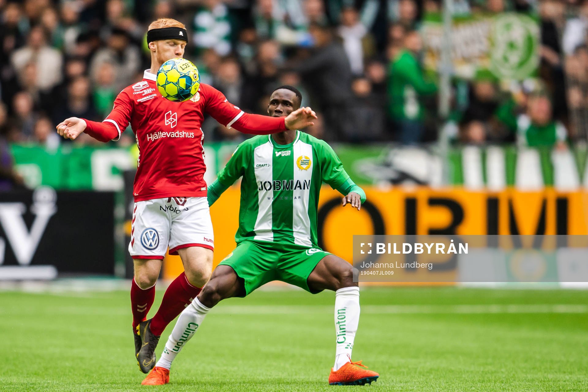 Hammarbys Kossounou Odilon och Kalmars Nils Fröling