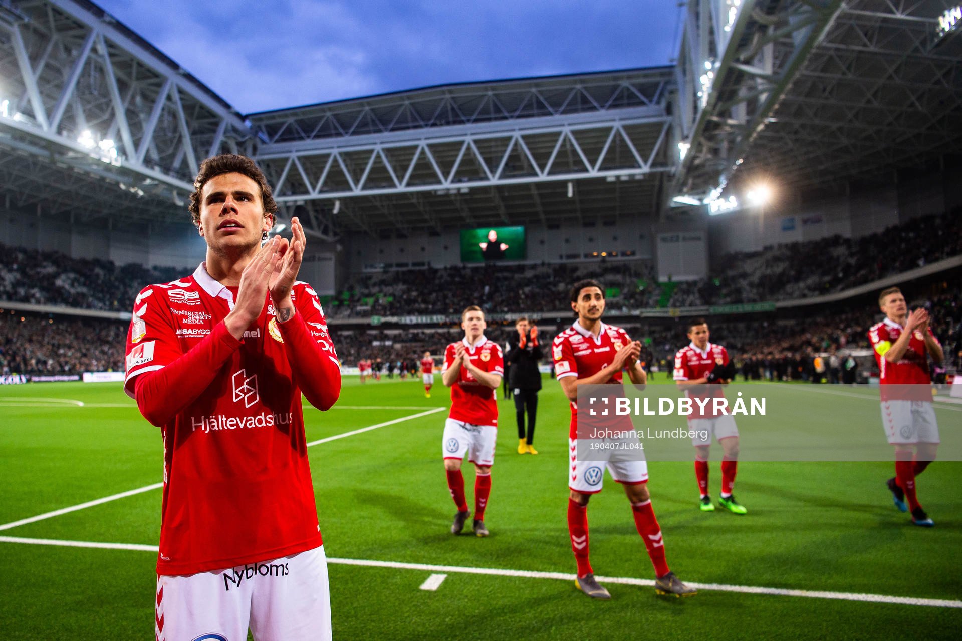 Kalmars Herman Hallberg tackar publiken
