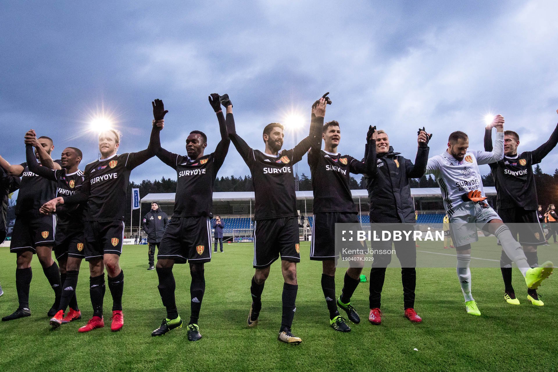 Syrianskas spelare jublar