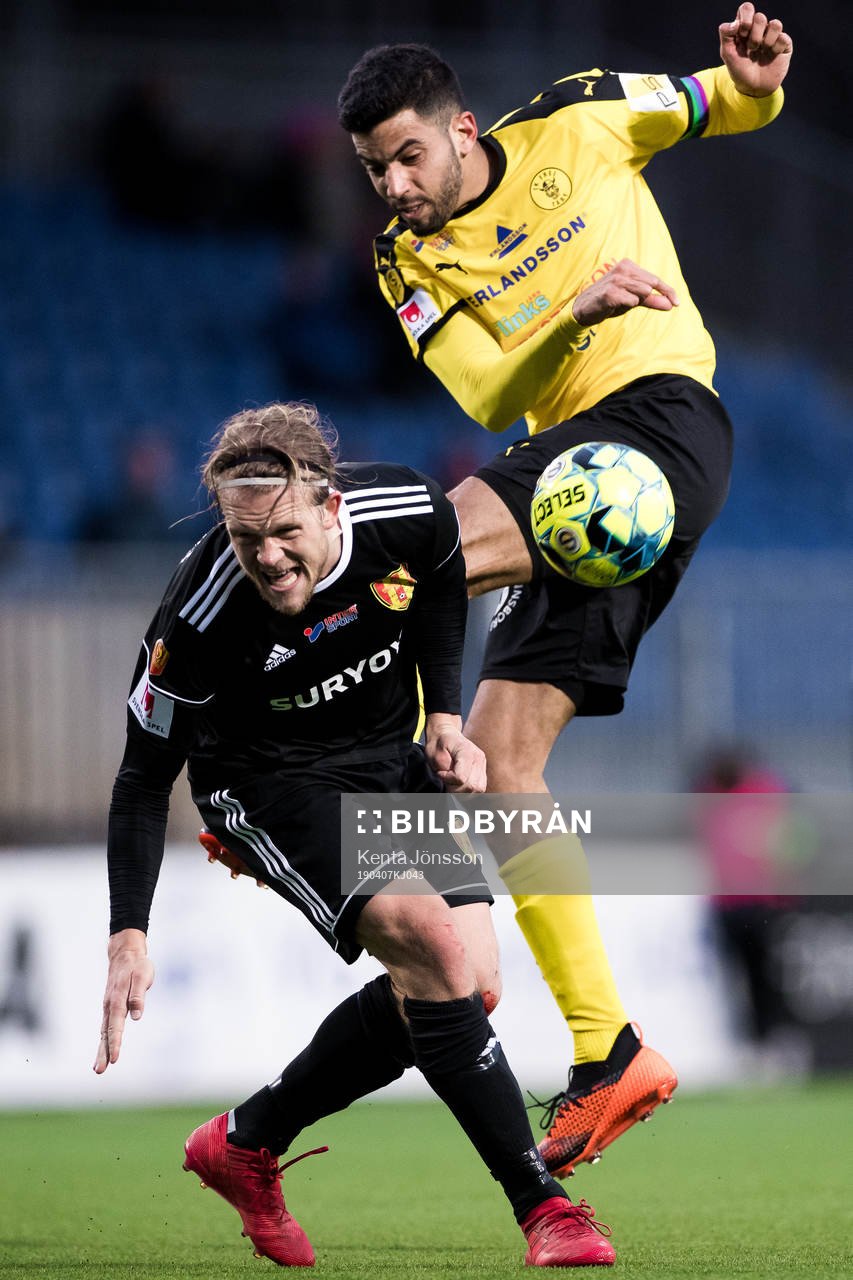 Syrianskas Anders Bååth och Frejs Pedro Ribeiro