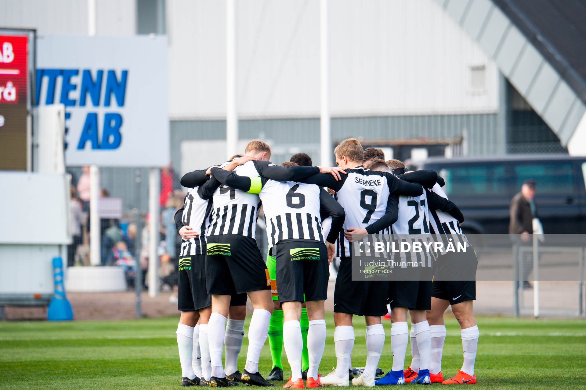 Landskronas spelare samlas