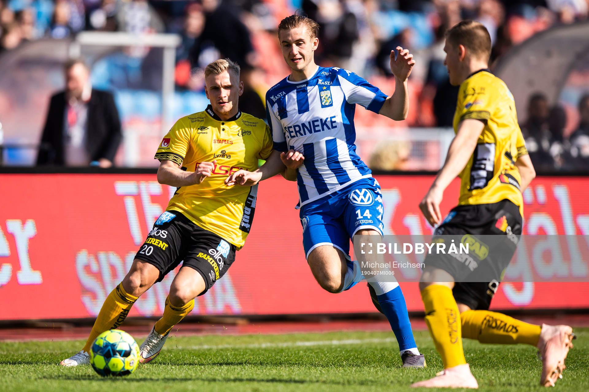 Elfsborgs Simon Strand och IFK Göteborgs Benjamin Nygren