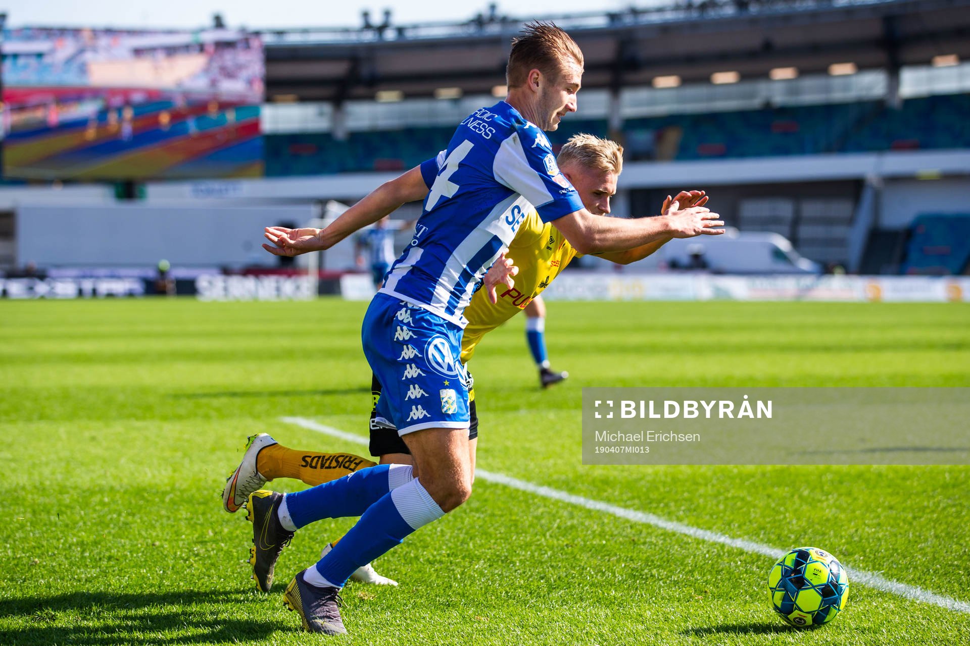 IFK Göteborgs Benjamin Nygren och Elfsborgs Simon Strand