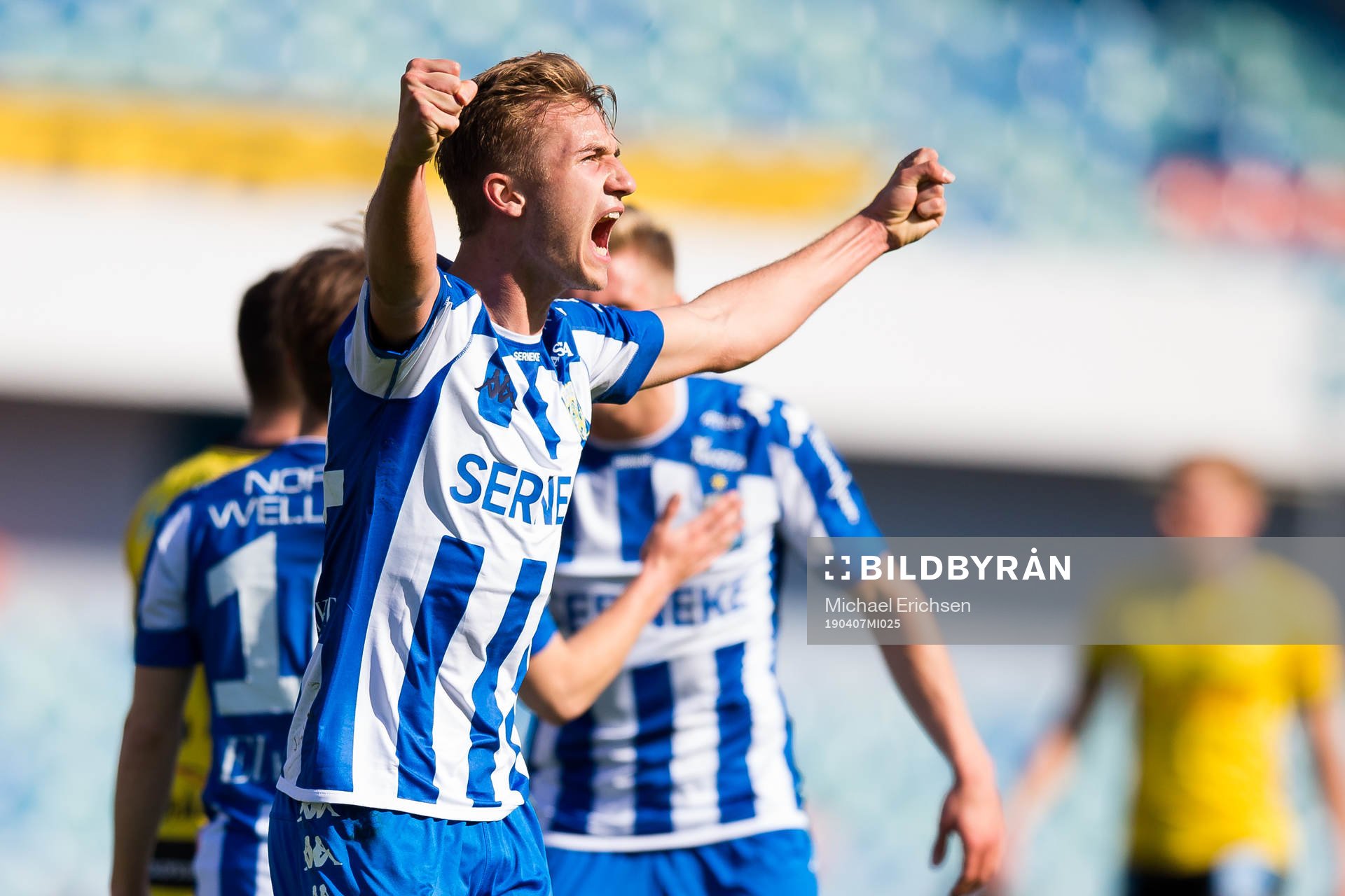 IFK Göteborgs Benjamin Nygren jublar