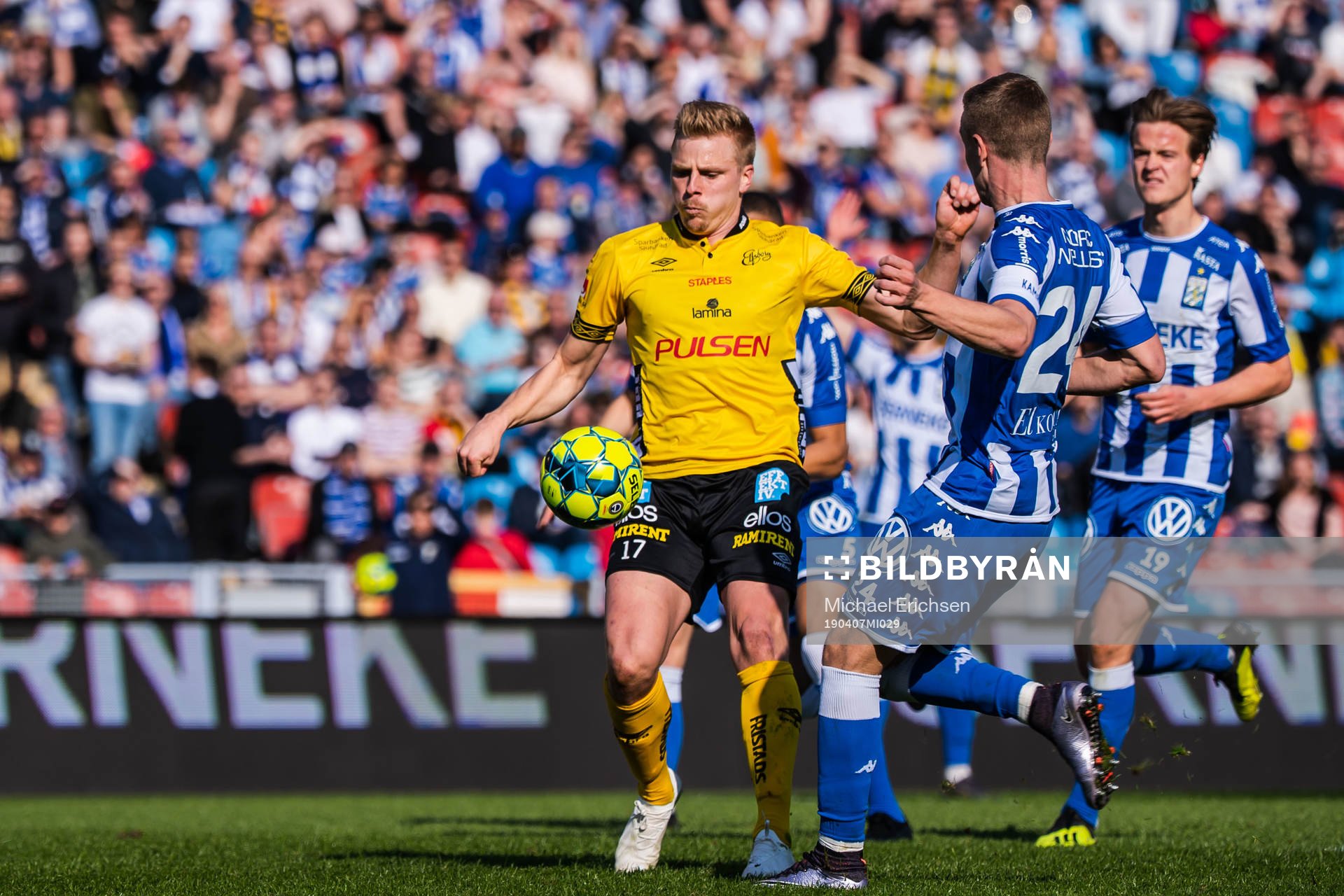 Elfsborgs Per Frick och IFK Göteborgs Sebastian Ohlsson
