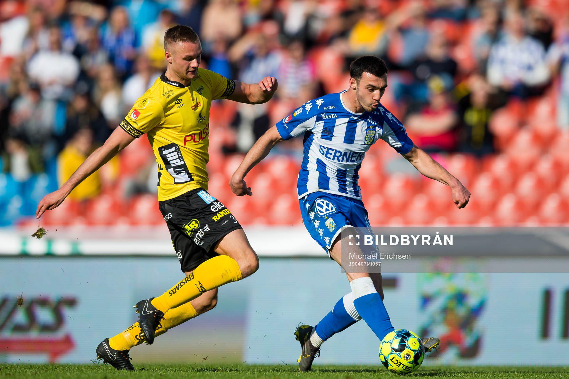 Elfsborgs Stian Rode Gregersen och IFK Göteborgs Giorgi