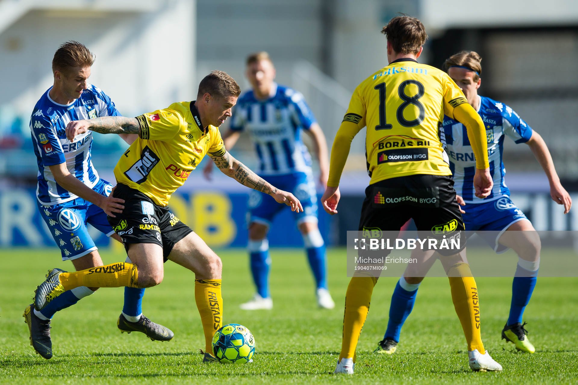 IFK Göteborgs Benjamin Nygren och Elfsborgs Samuel Holmén