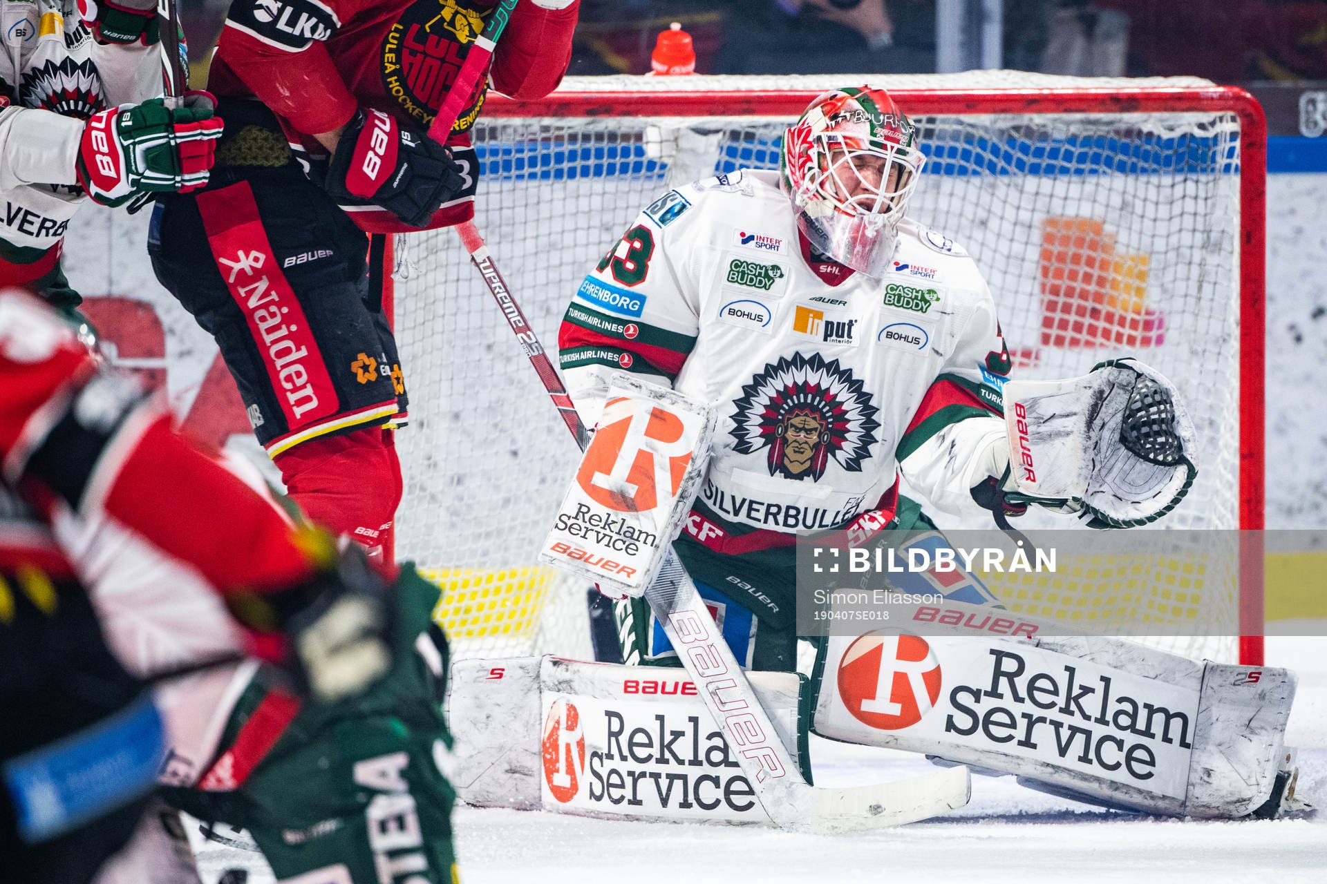 Frölundas målvakt Johan Mattsson