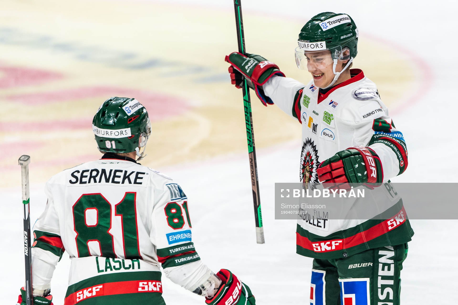 Frölundas Jacob Peterson jublar